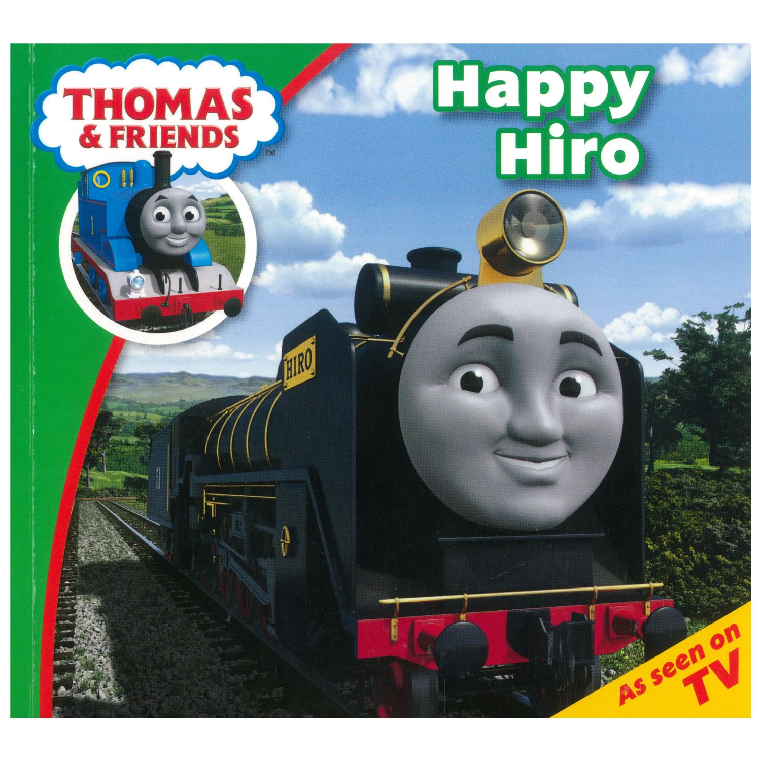 Thomas & Friends Happy Hiro, детская книга в мягкой обложке