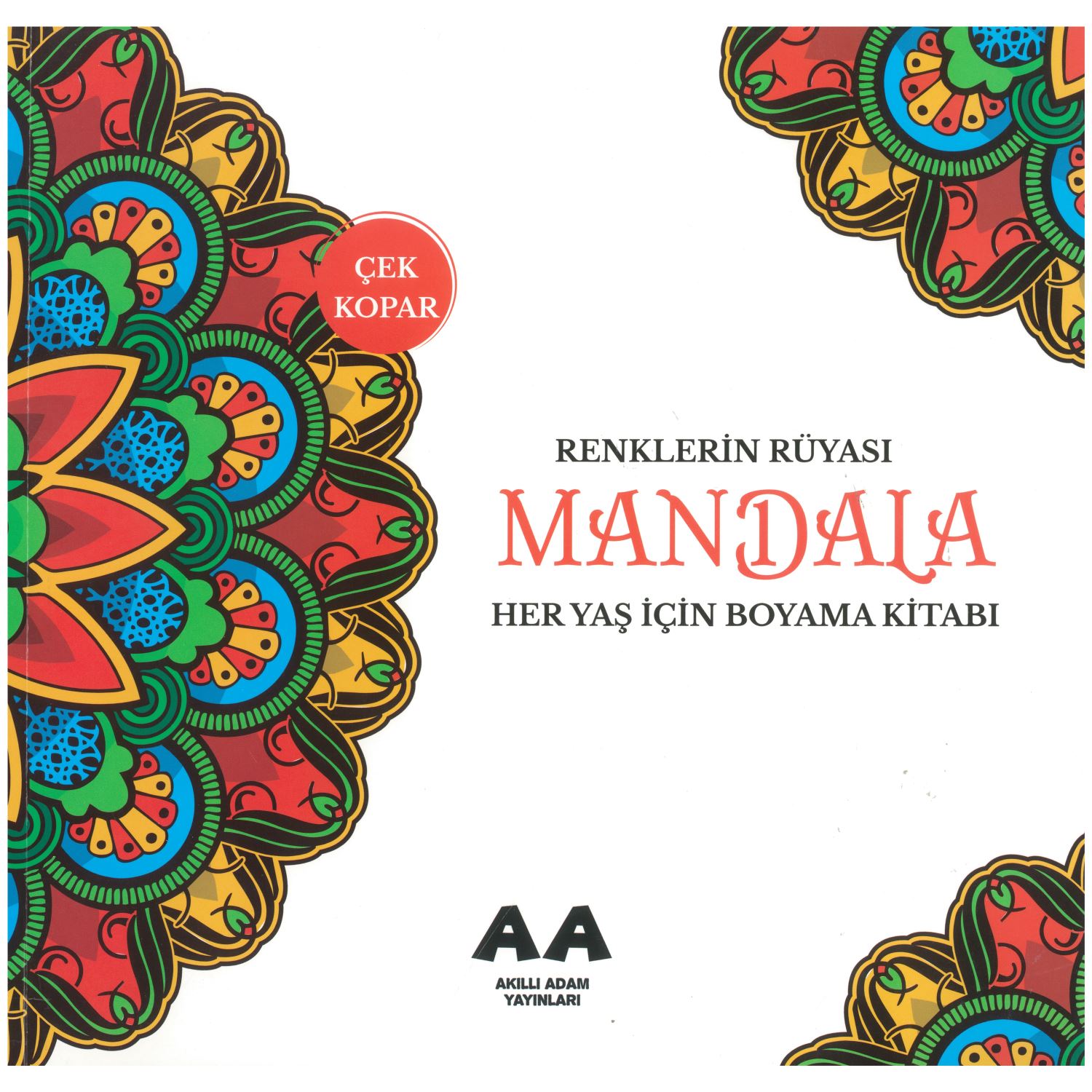 Akıllı Adımlar Yayınları Mandala - Renklerin Rüyası, раскраска
