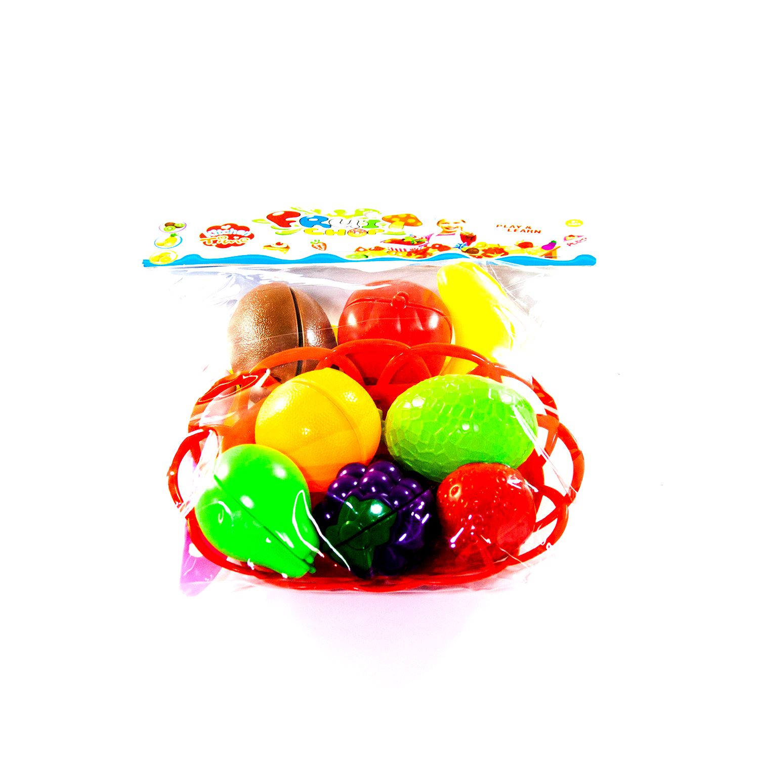 Dplus 62858 Cut Fruit and Vegetable Plastic Toy