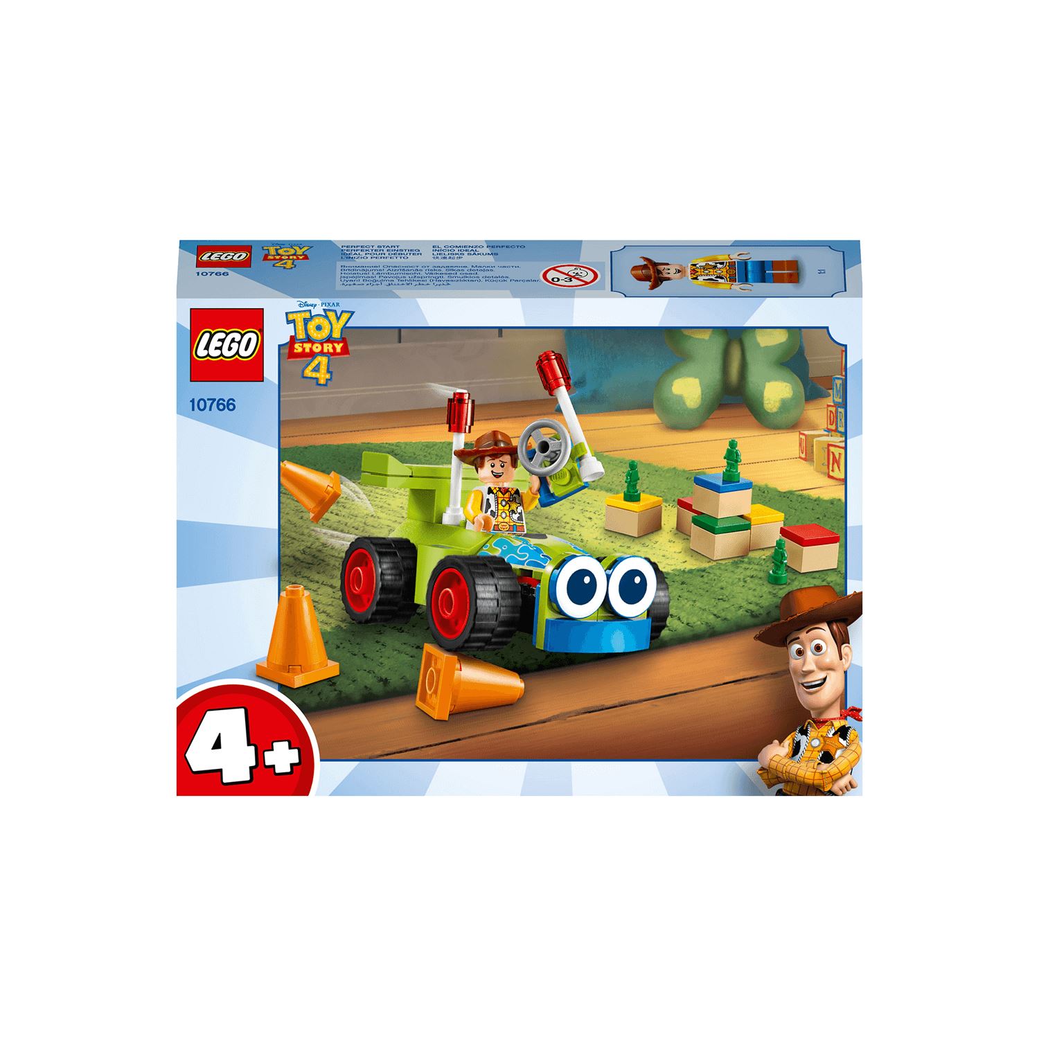 LEGO Juniors Oyuncak Hikayesi 4 Woody & RC Yapım Oyuncak Seti