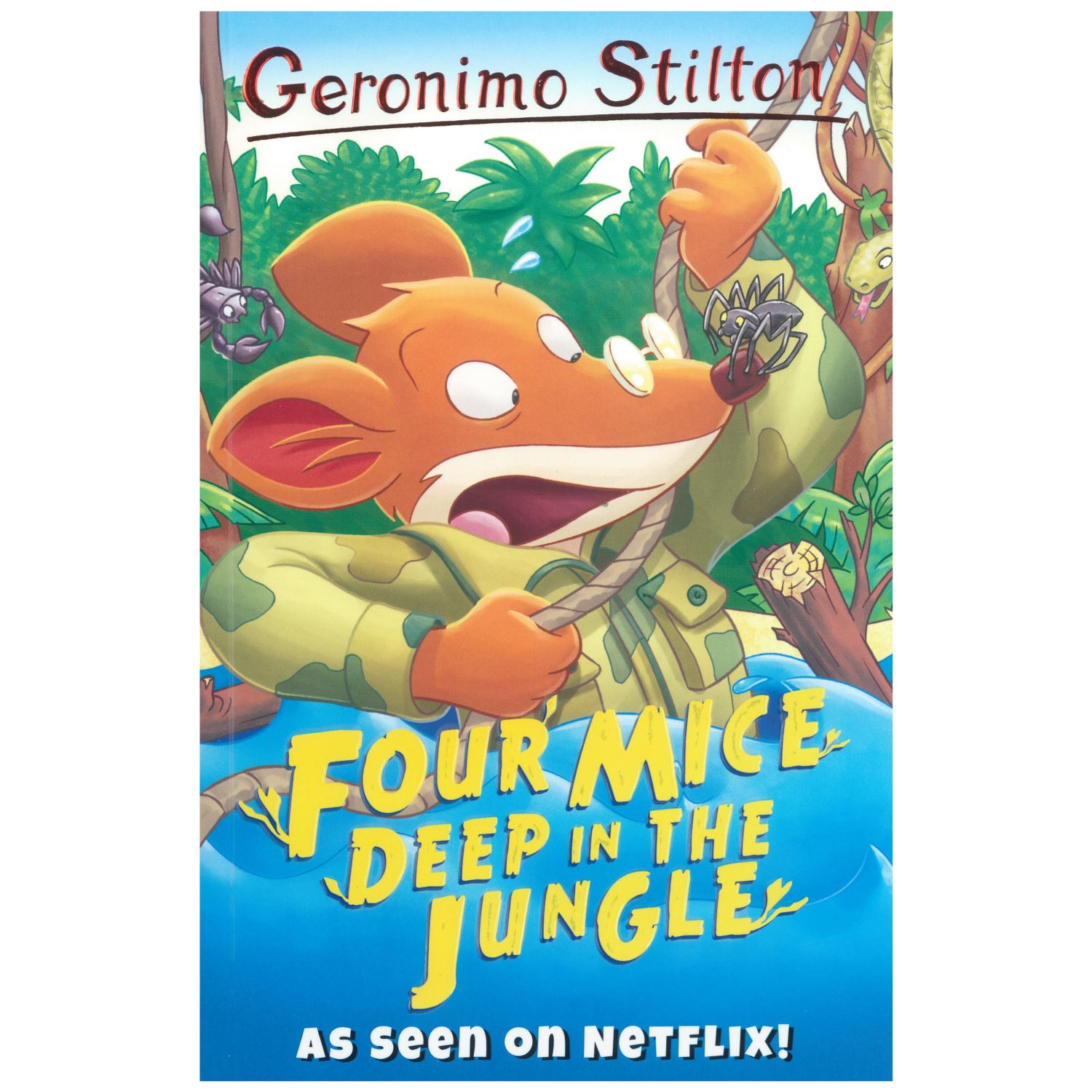 Geronimo Stilton Four Mice Deep in the Jungle İngilizce Çocuk Kitabı Karton Kapak