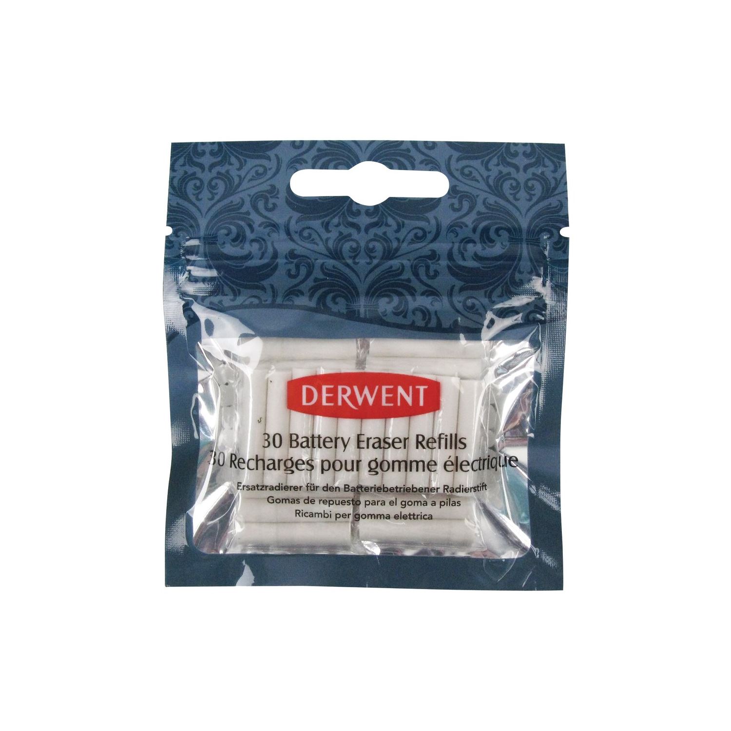 Derwent 2300023 Сменные ластики для электрического ластика, 30 шт.