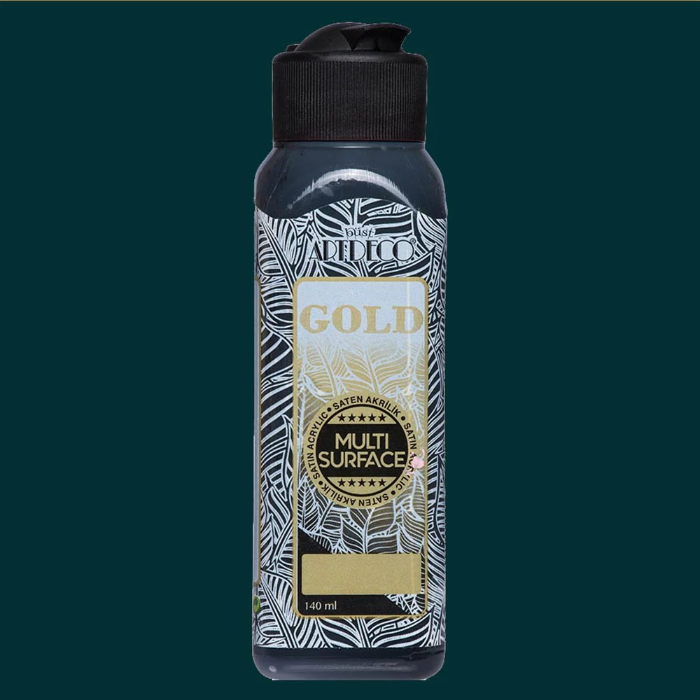 Artdeco Gold Multi-Surface Akrilik Boya 140 ml Siyah