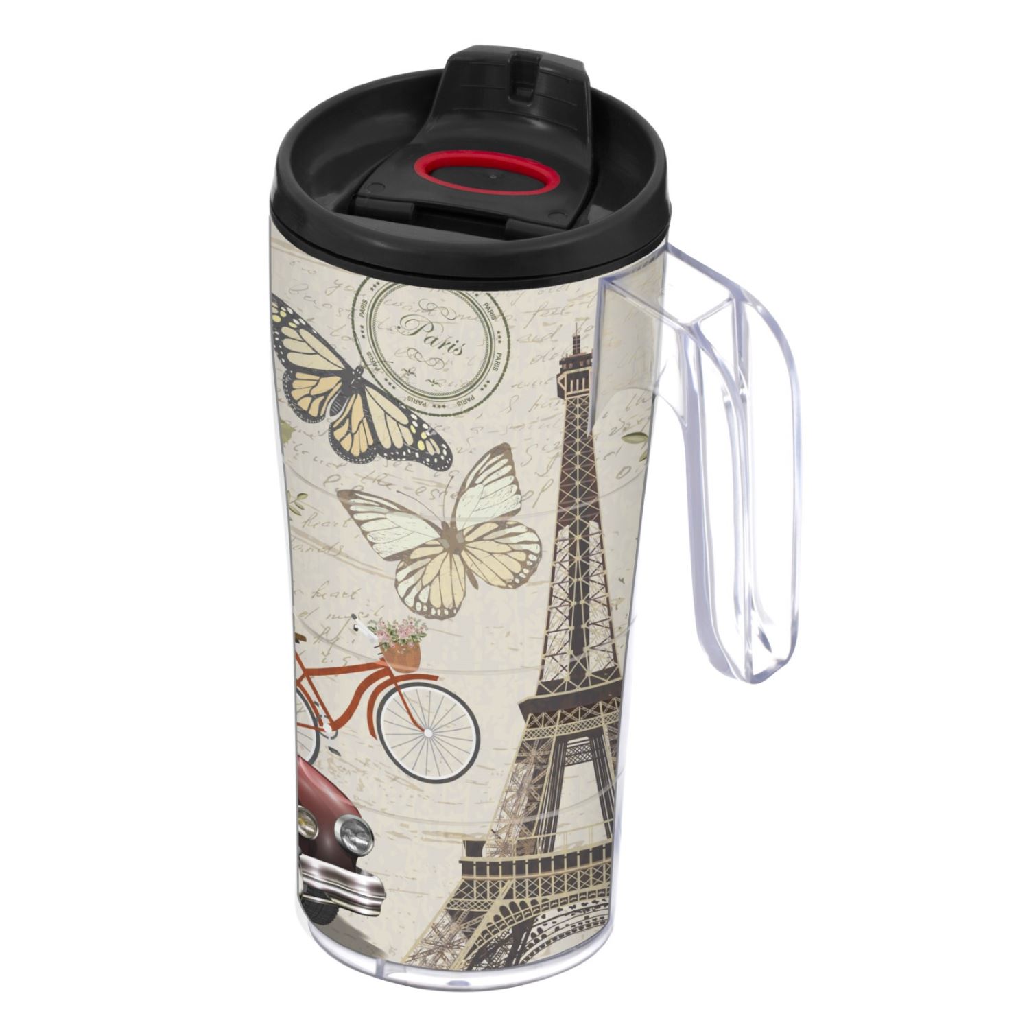 Herevin 161487-009 Кружка для кофе с ручкой, бабочками и Парижем