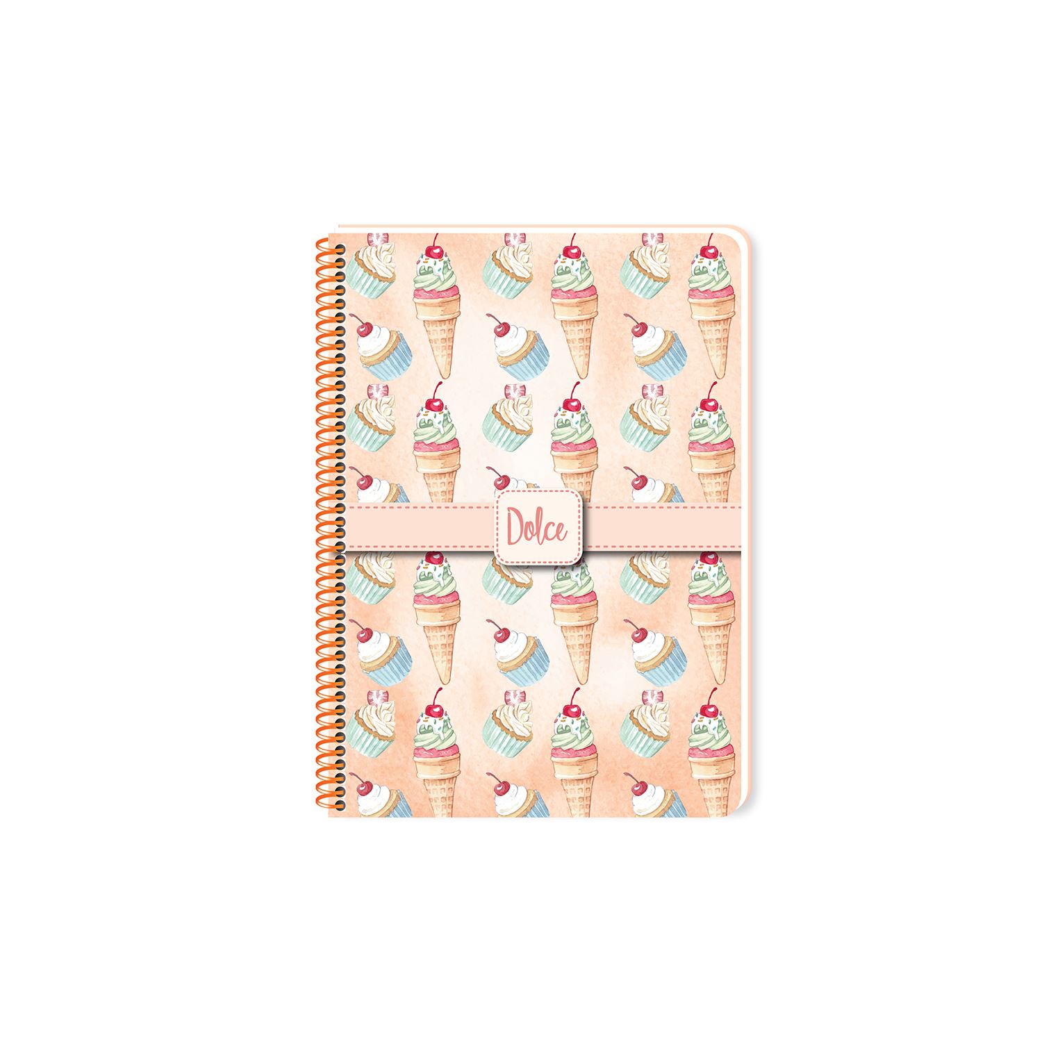 Keskin A4 80 Yaprak Çizgili Dolce Defter Dondurma