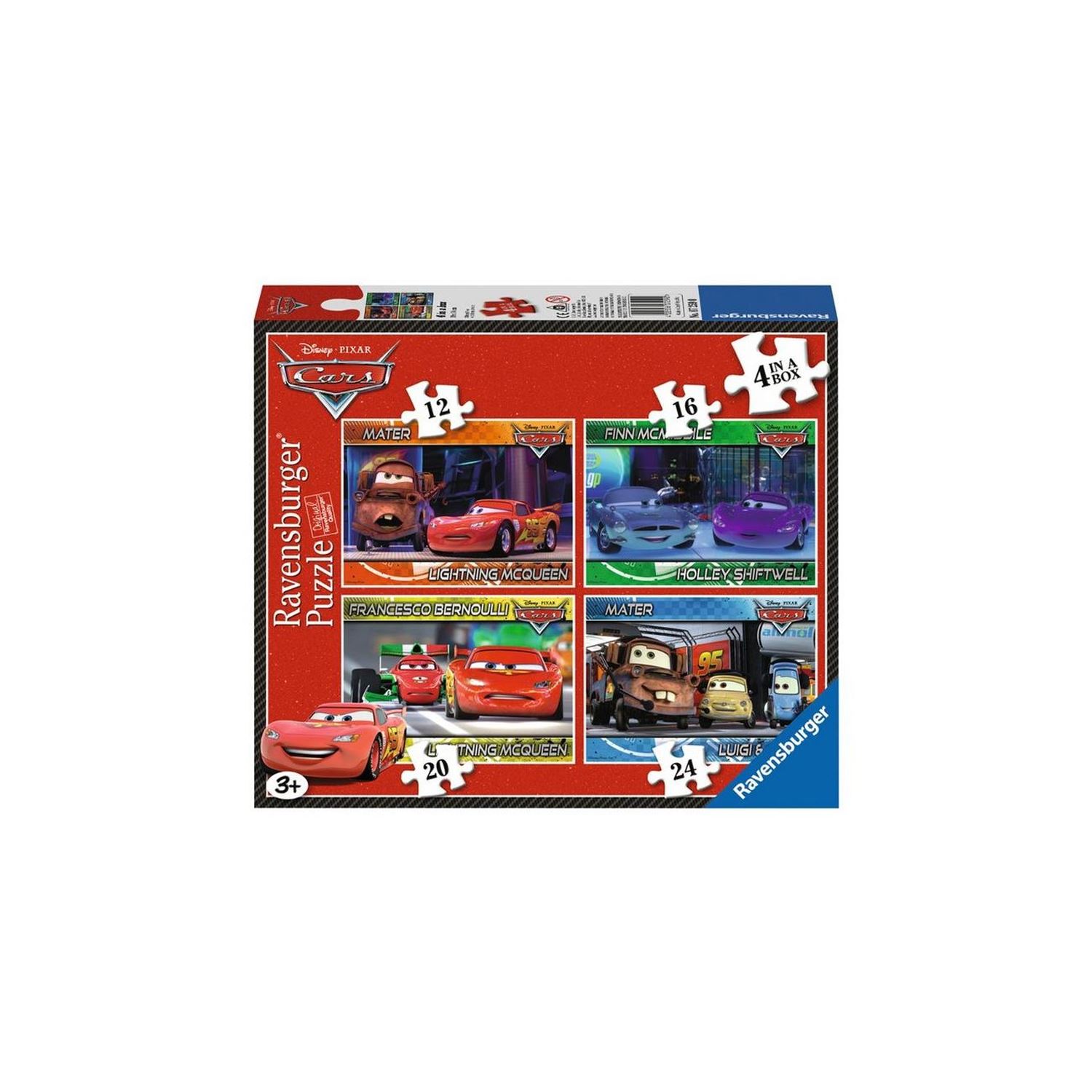 Ravensburger Cars 4-in-1 Children's Jigsaw Puzzle RPX072590