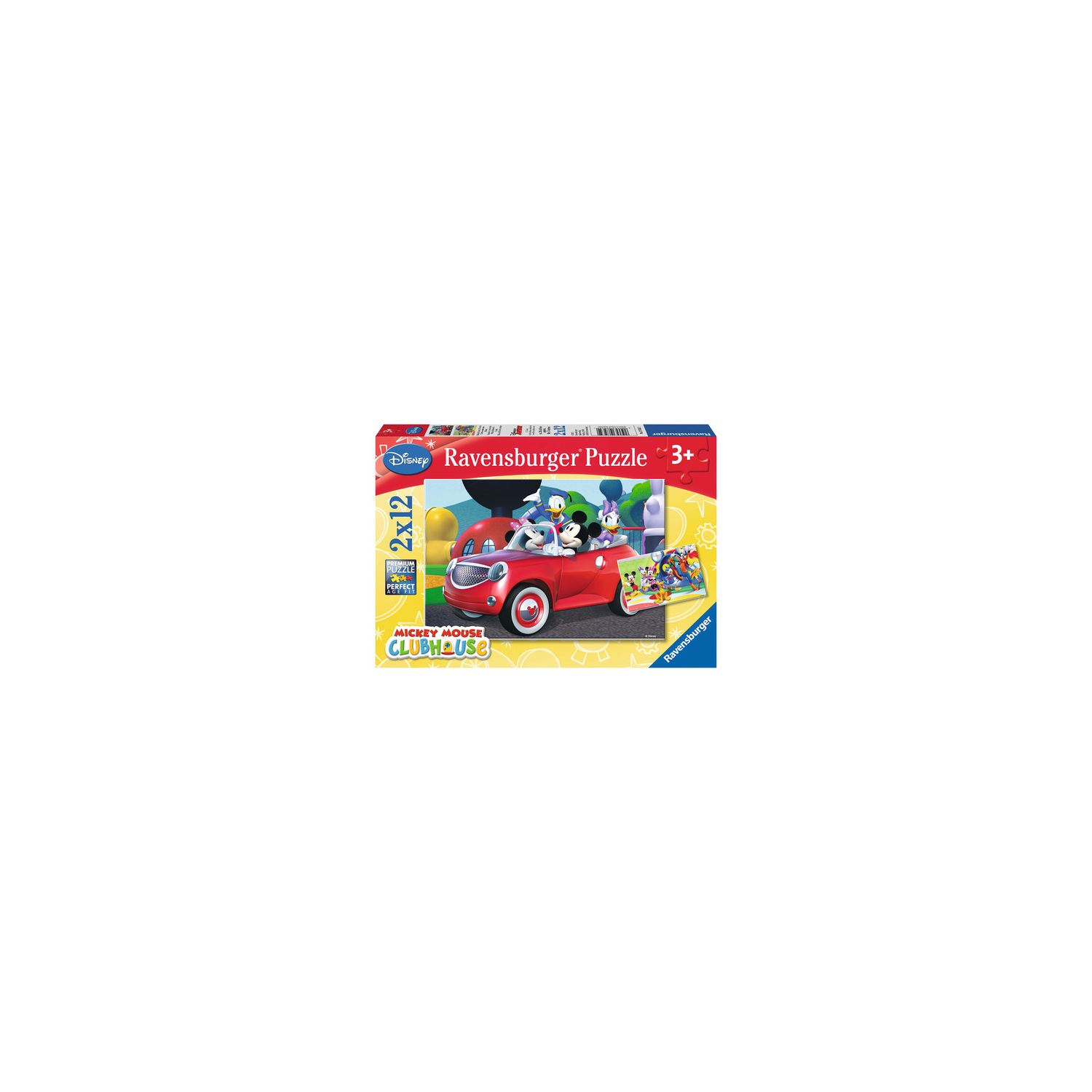 Ravensburger Wd Mickey 2X12 Parça Çocuk Puzzle