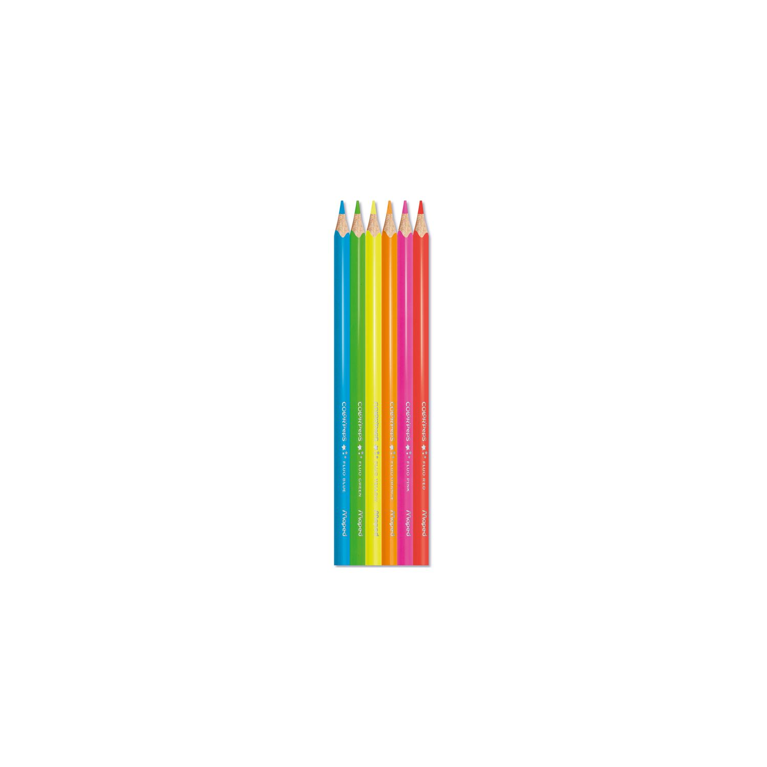 Maped Color'Peps Star 832003 Fluorescent Coloured Pencils
