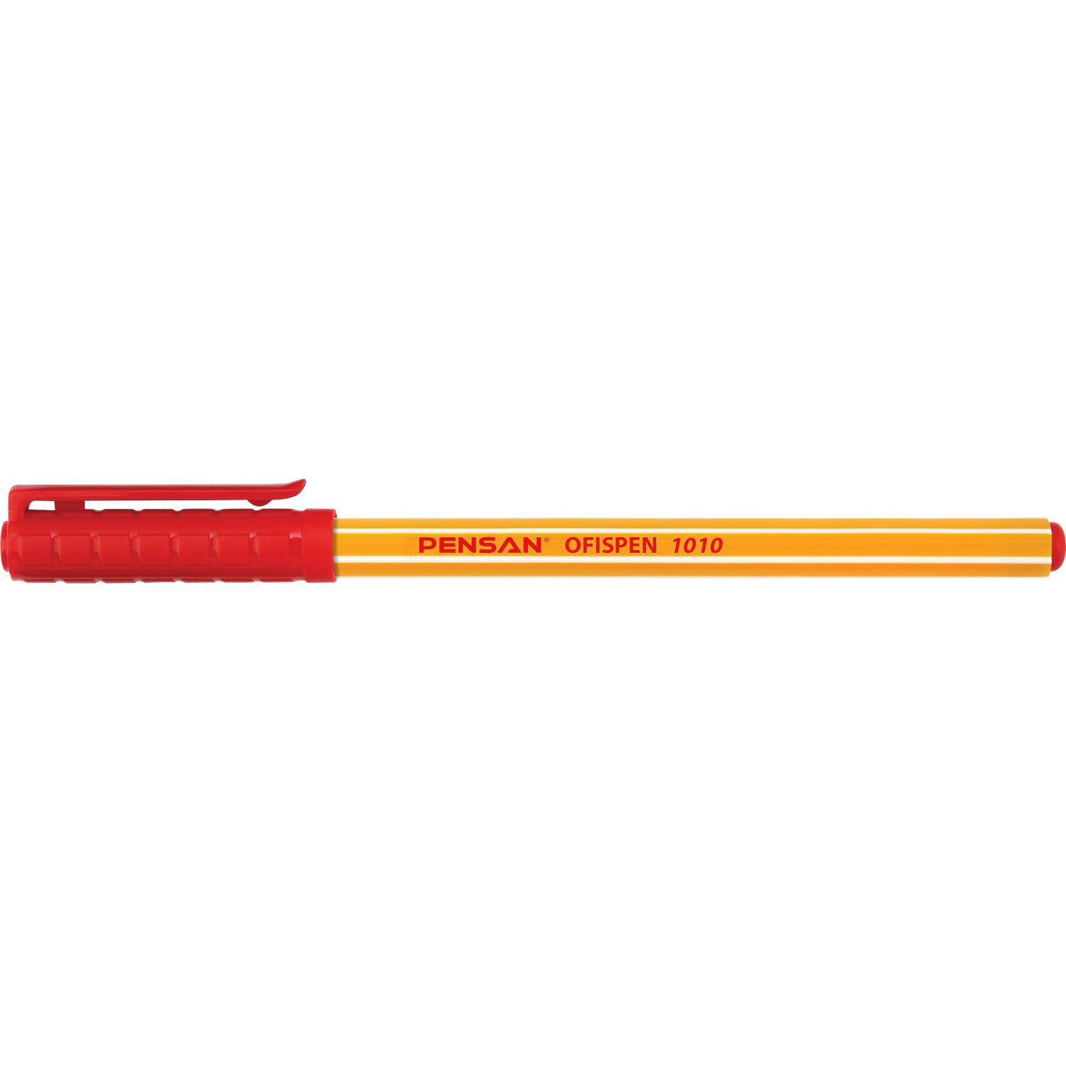 Pensan Ofis Pen PE01010TKKI, красная шариковая ручка