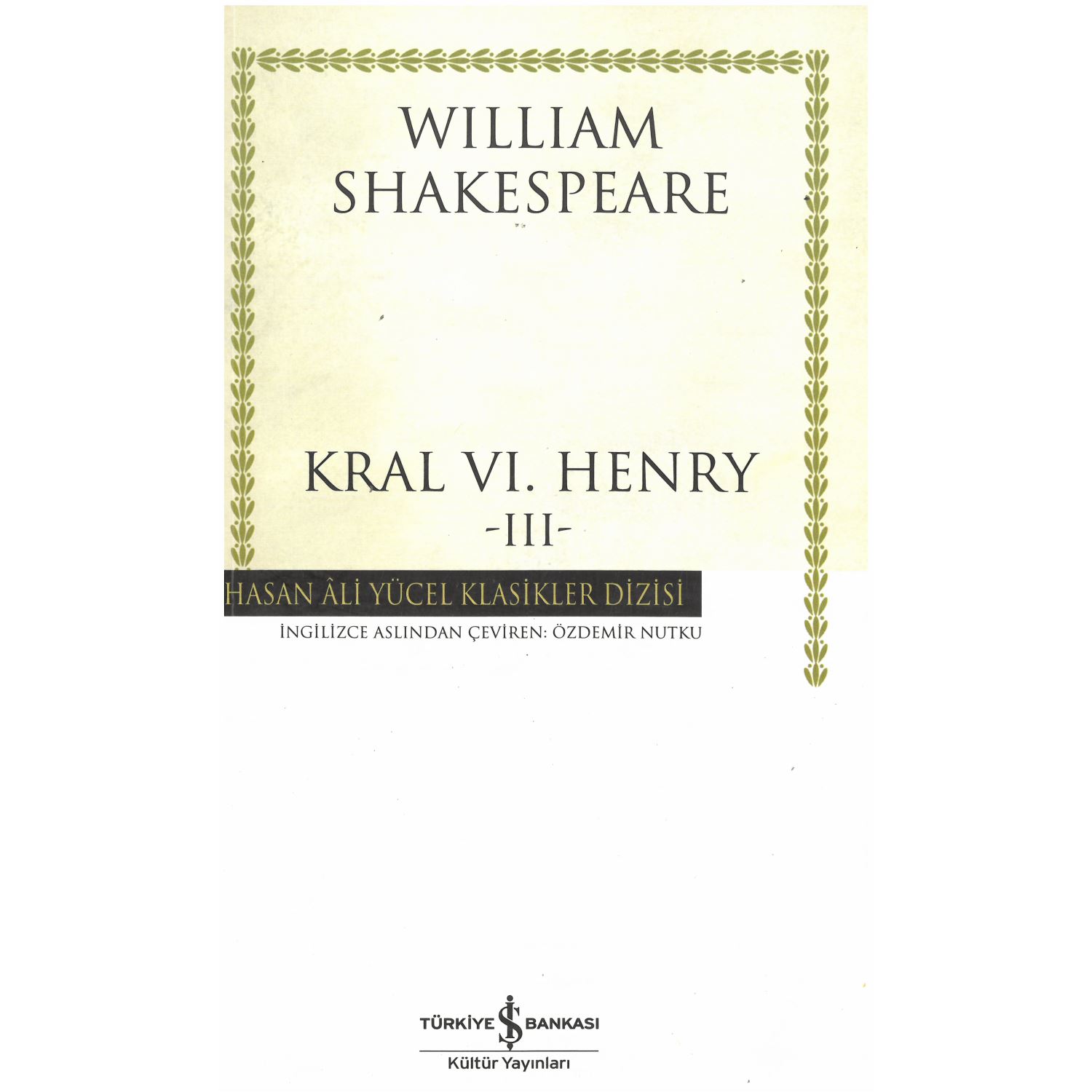 İş Bankası Kültür Yayınları Kral 6. Henry - 3