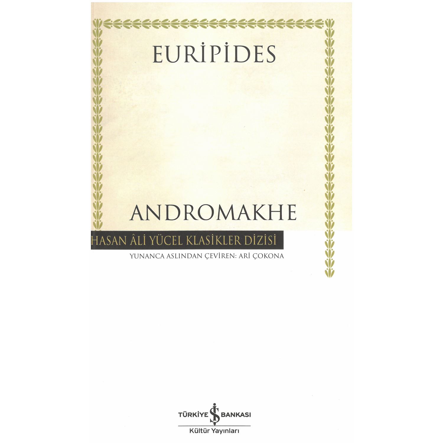 İş Bankası Kültür Yayınları Andromakhe Theatre Book, Turkish, Paperback