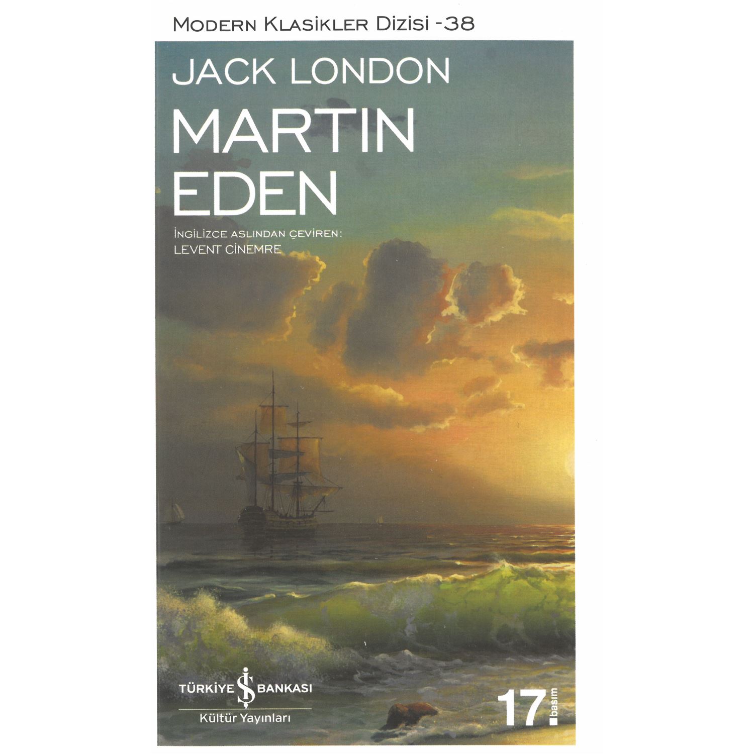 İş Bankası Kültür Yayınları Modern Classics 38 Martin Eden Novel