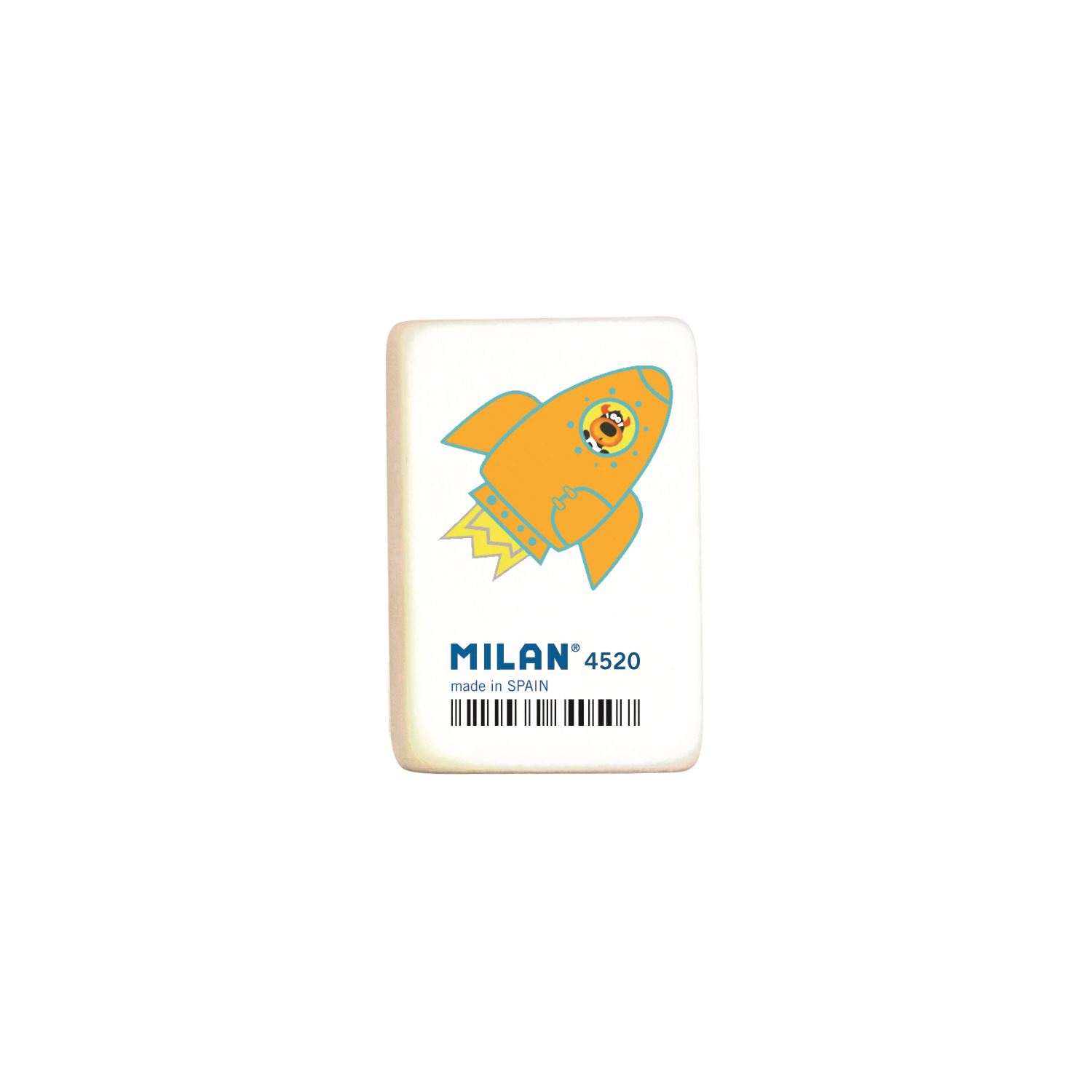 Milan PMM4520 2 Rocket Space-Themed Eraser
