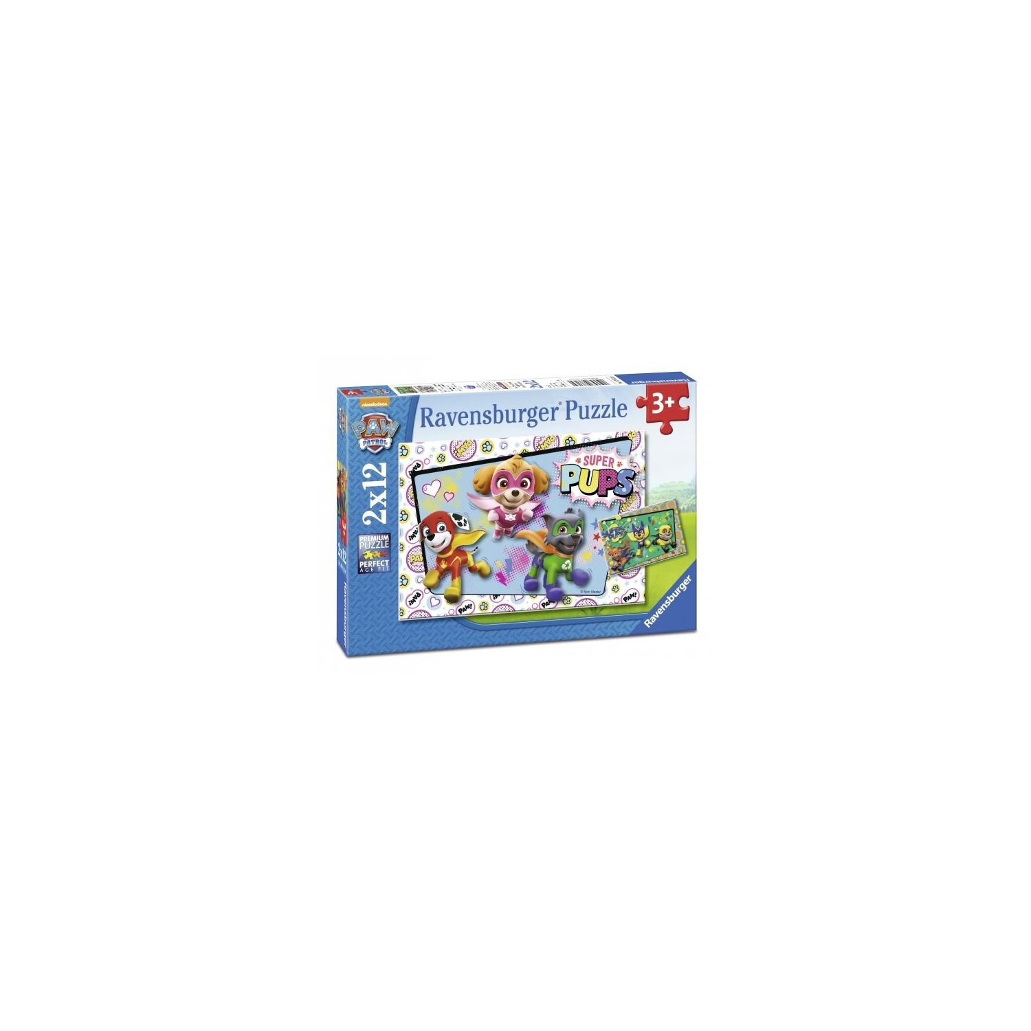 Ravensburger Paw Patrol — детский пазл 2×12 деталей