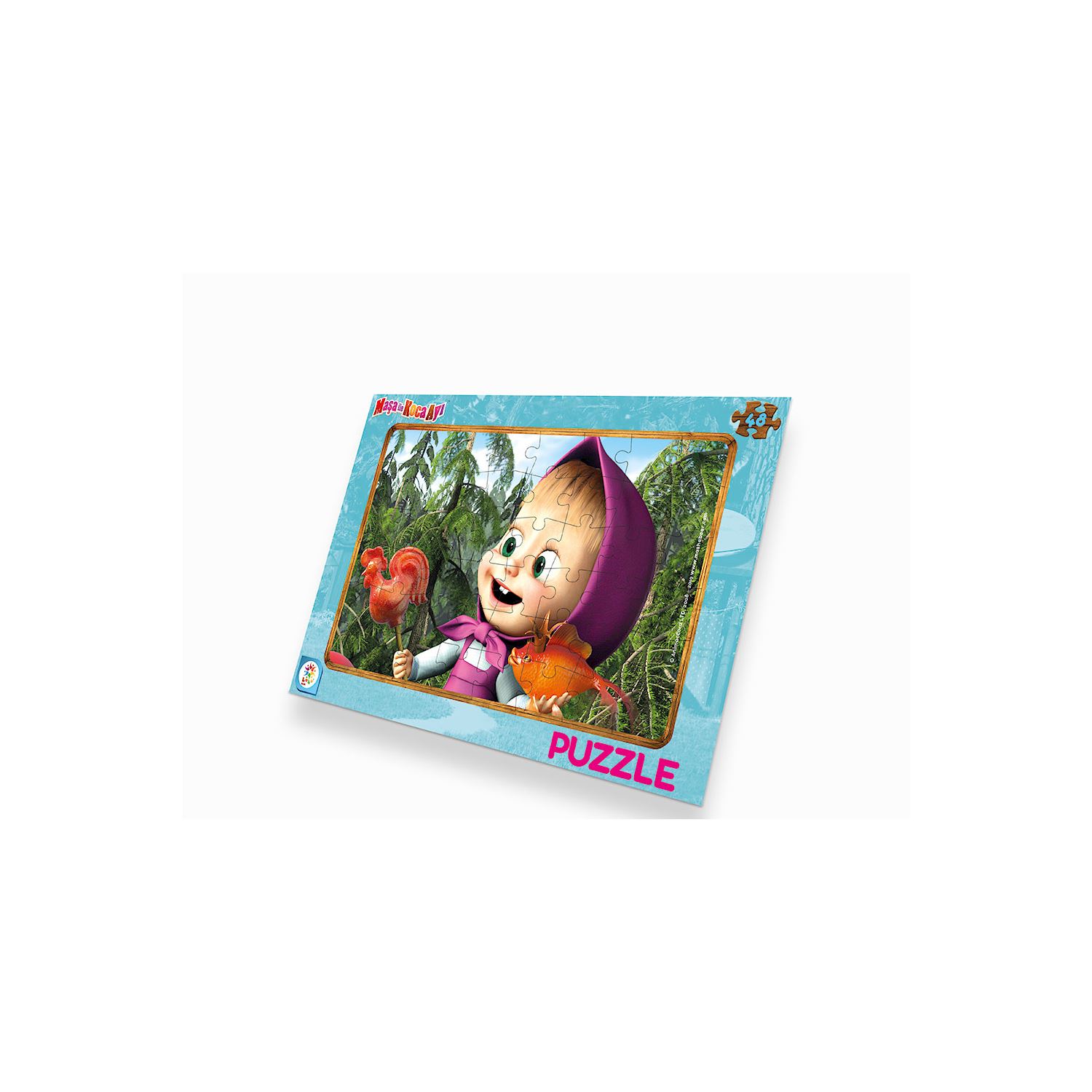 Laço Kids Masha и Медведь: Маша, пазл-рамка на 48 деталей MS7538