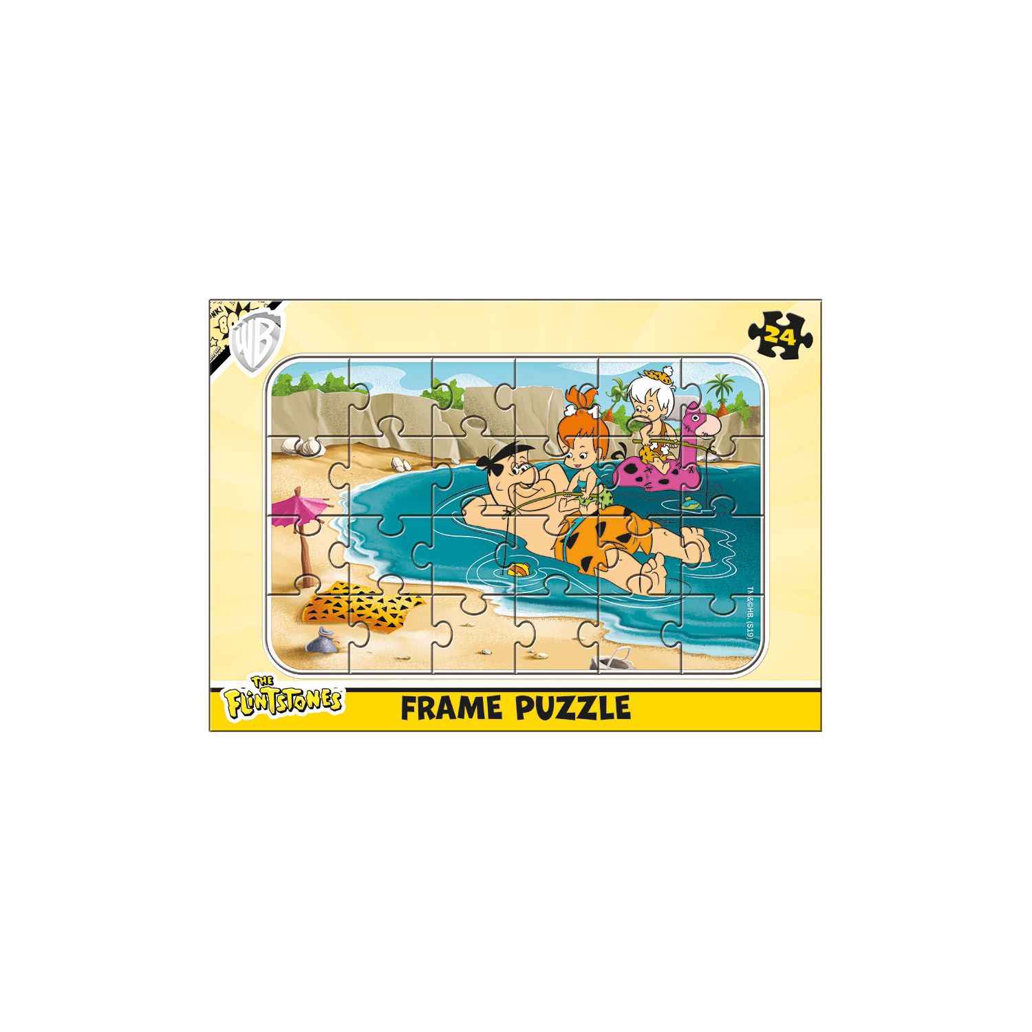 Taş Devri 24 Parça Frame Puzzle Plaj