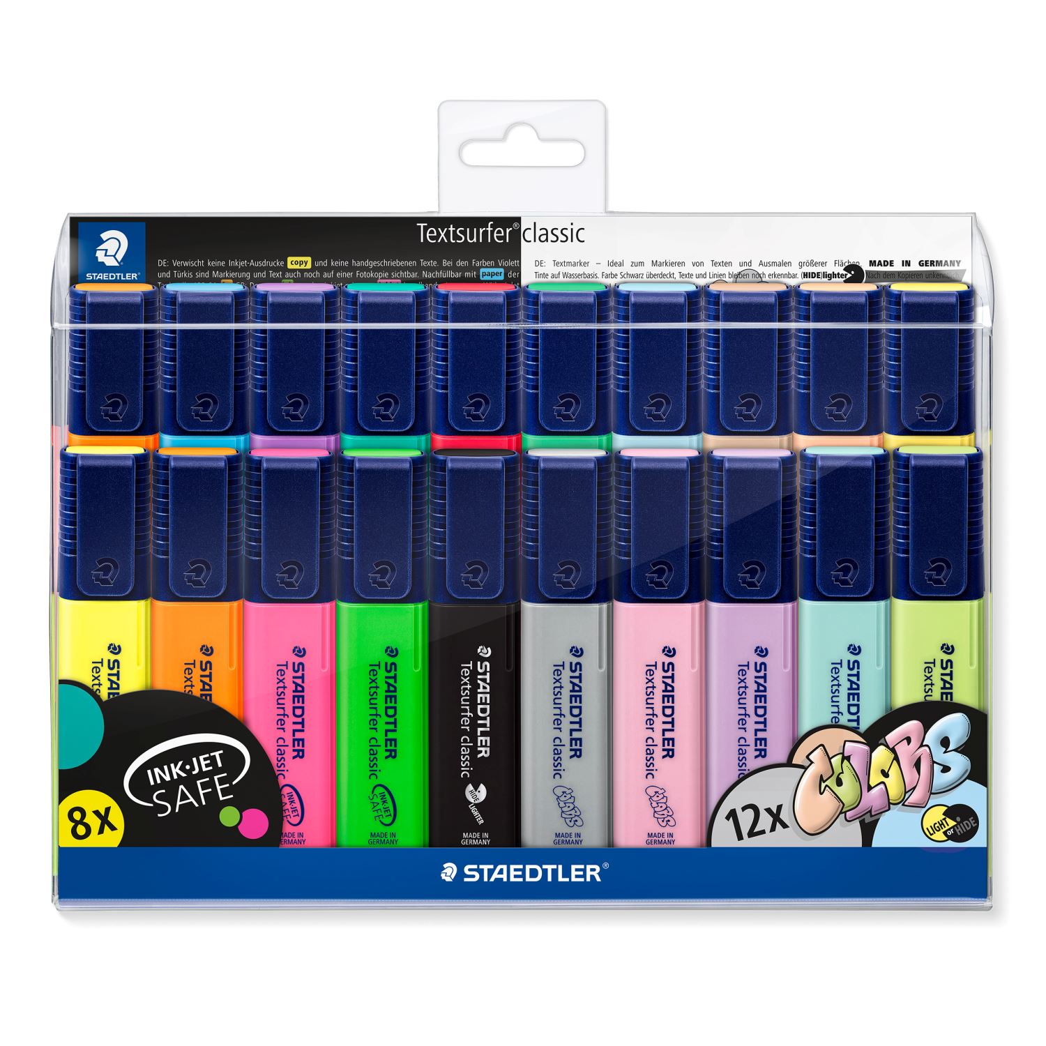 Staedtler Textsurfer Classic Highlighter Set, 20 Pieces