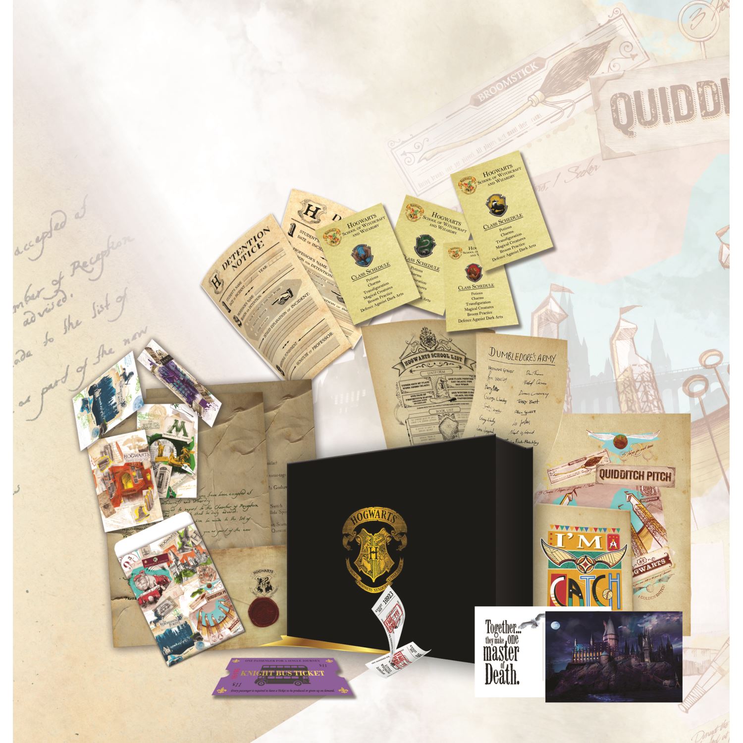 Wizarding World Leet001 Harry Potter Hogwarts Invitation Letter Set