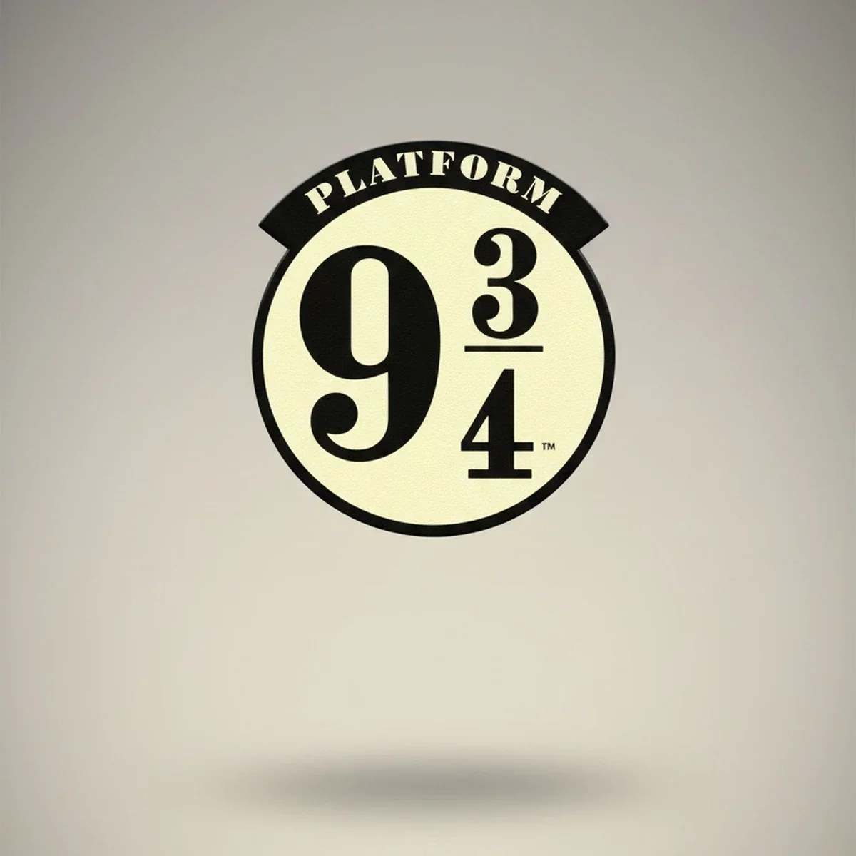 Wizarding World Harry Potter Platform 9¾ Sign WSS019