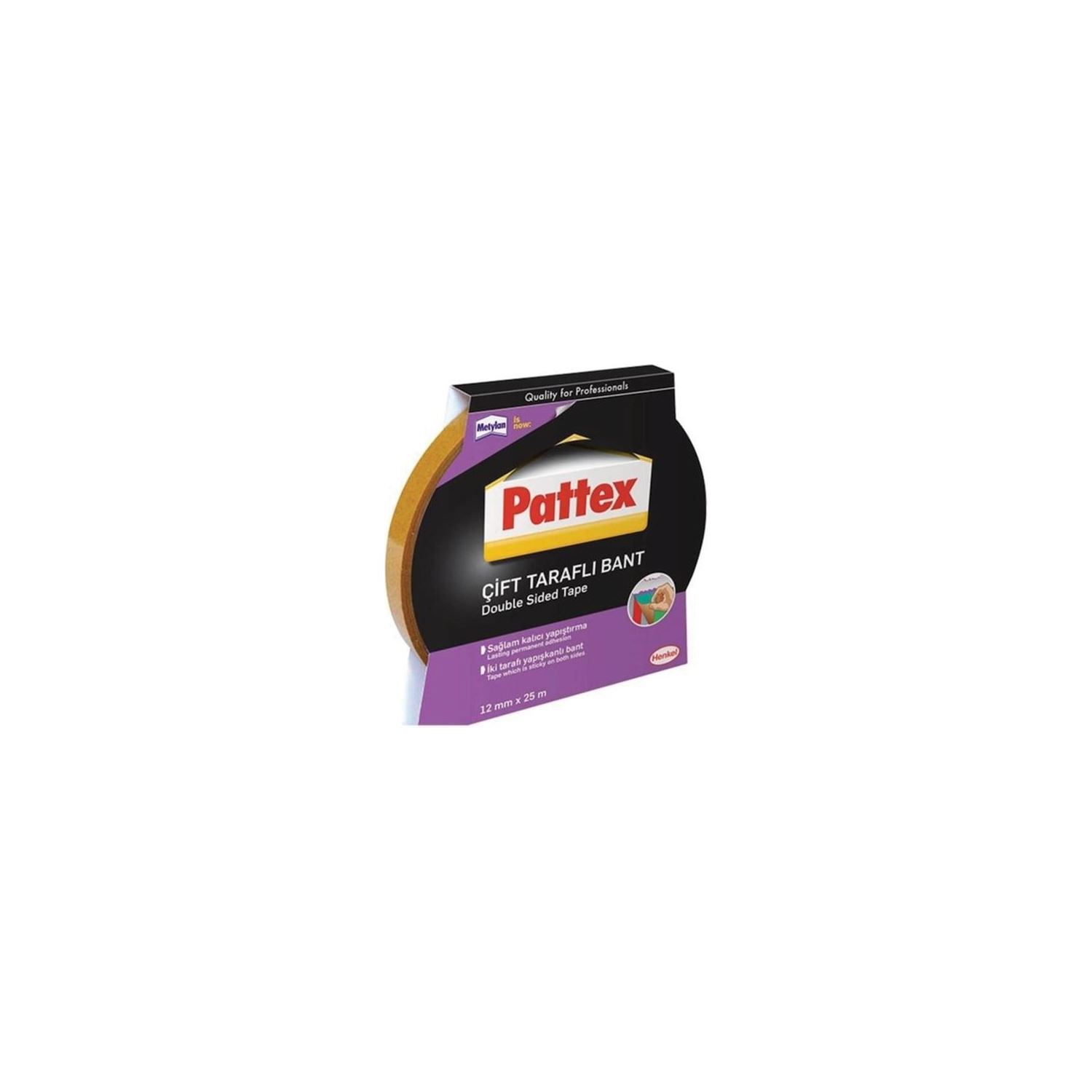 Pattex 1870841 Double-Sided Tape 12 mm x 25 m