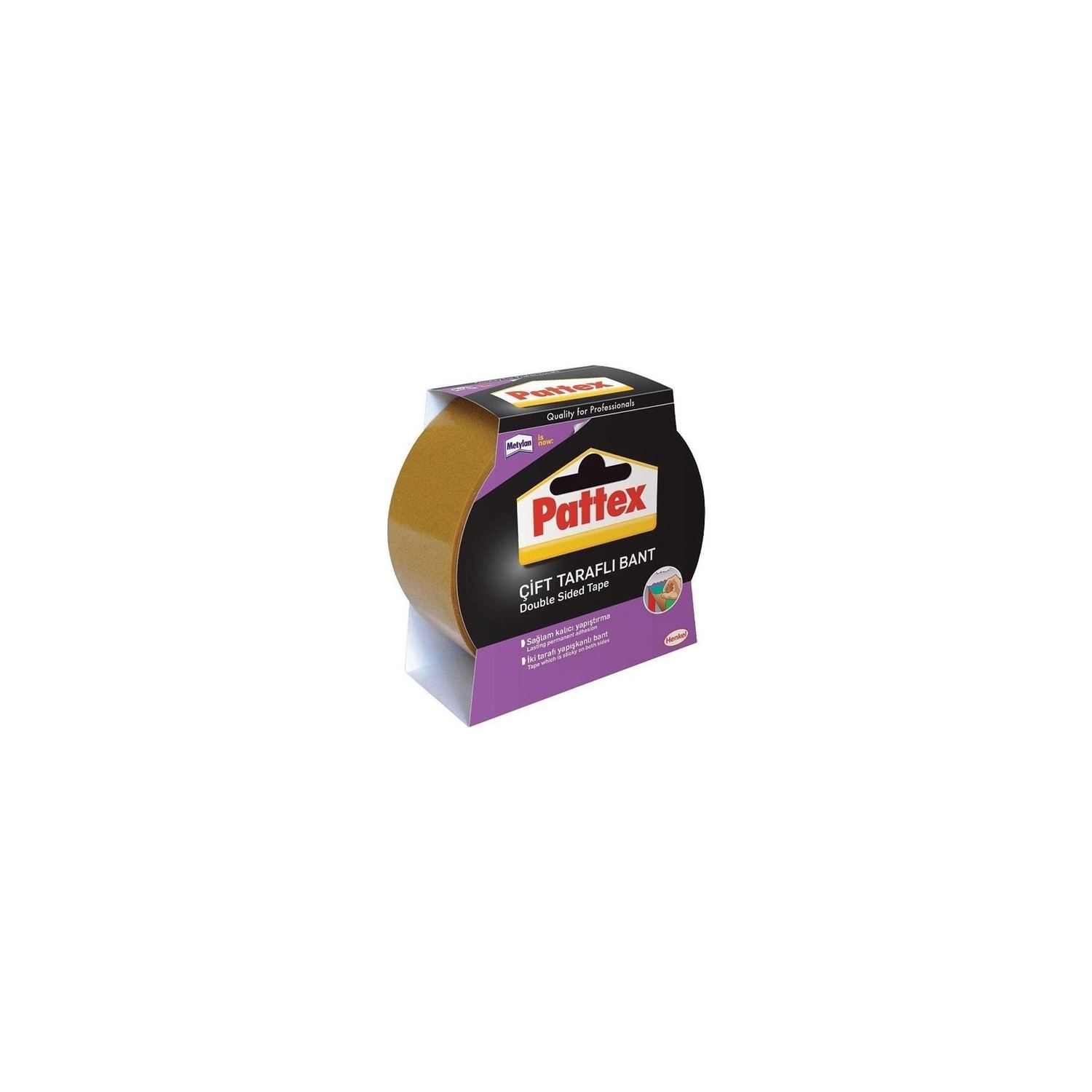 Pattex 1871244 Двусторонняя клейкая лента, 25 мм x 25 м