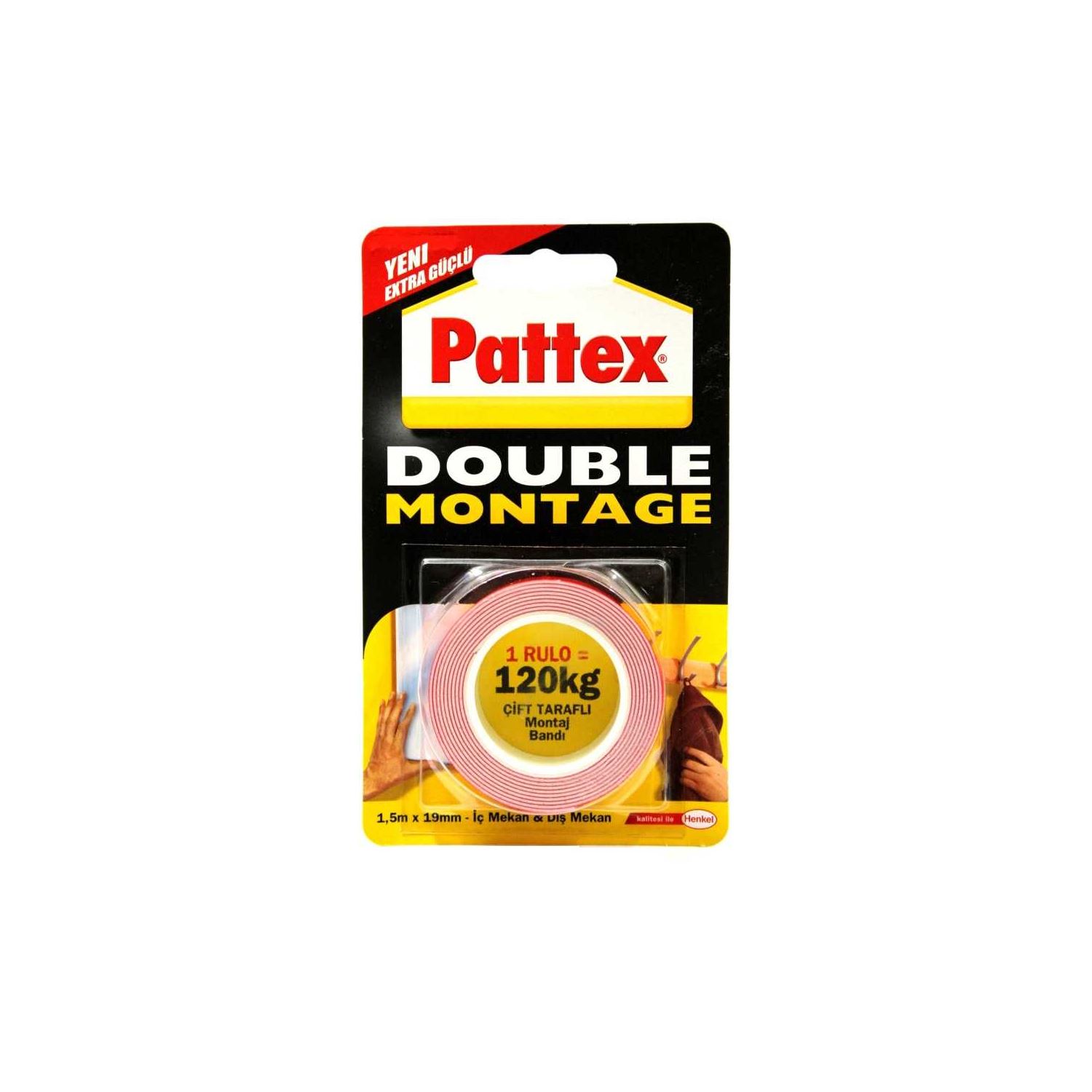 Pattex Extra Montage Double-Sided Mounting Tape 1871241