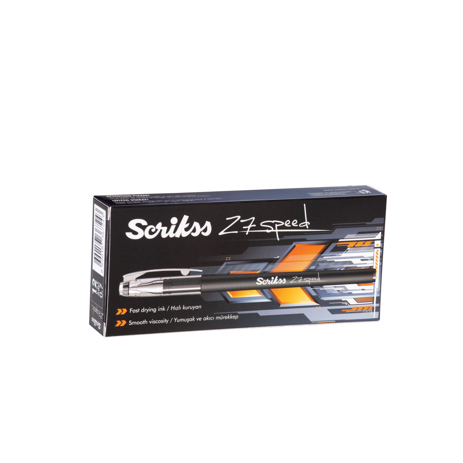 Scrikss Speed Gel 0.7 Black Ballpoint Pen