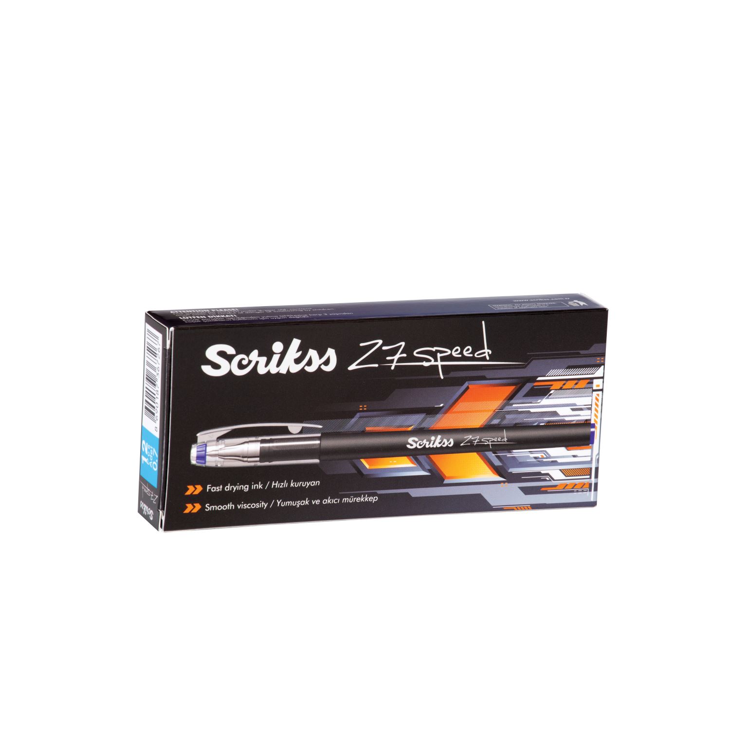 Scrikss Speed Gel шариковая ручка 0.7, синяя