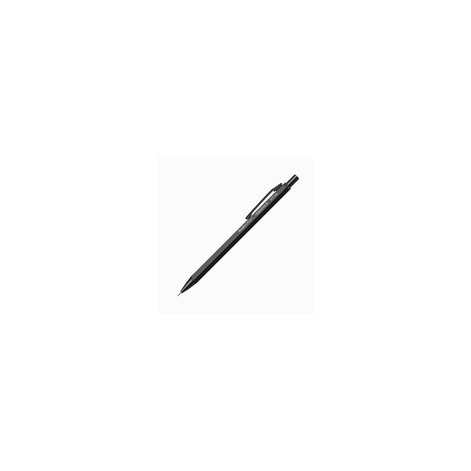 Scrikss Hexagon-R 0.7 Mechanical Pencil, Matte Black
