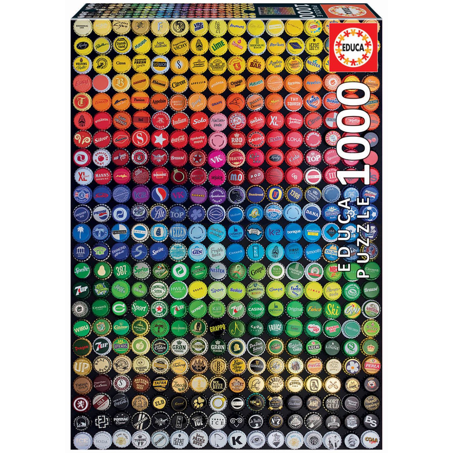 Educa Collage Chapas F 1000-Piece Adult Jigsaw Puzzle