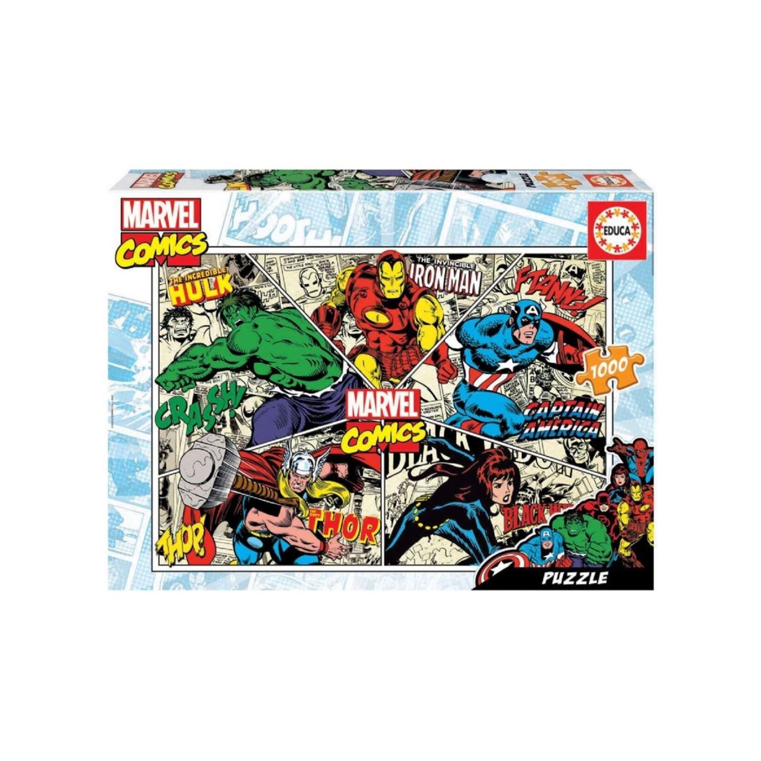 Educa Marvel Heroes Cartoon Jigsaw Puzzle, 1000 Pieces