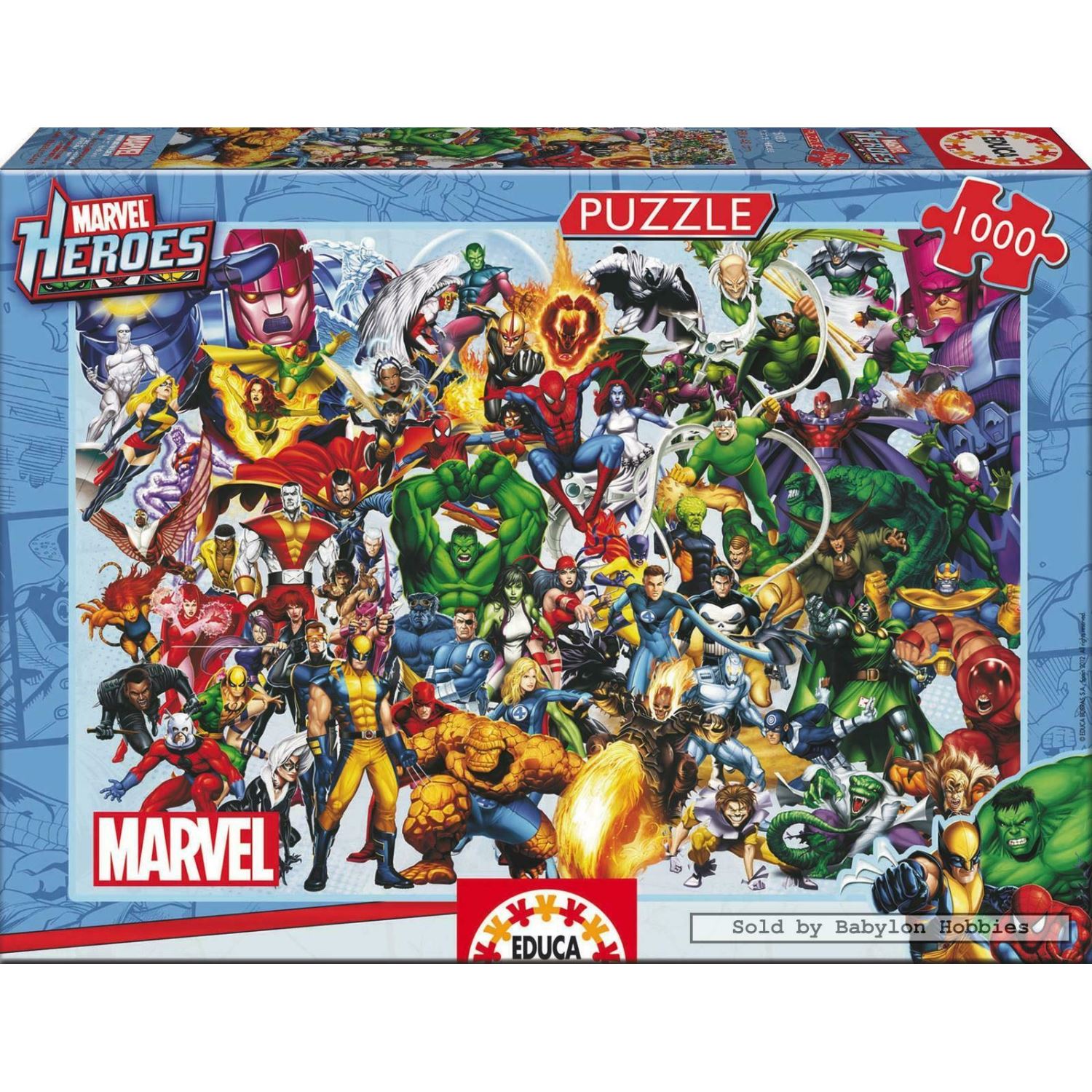 Educa Marvel Heroes 1000-Piece Jigsaw Puzzle