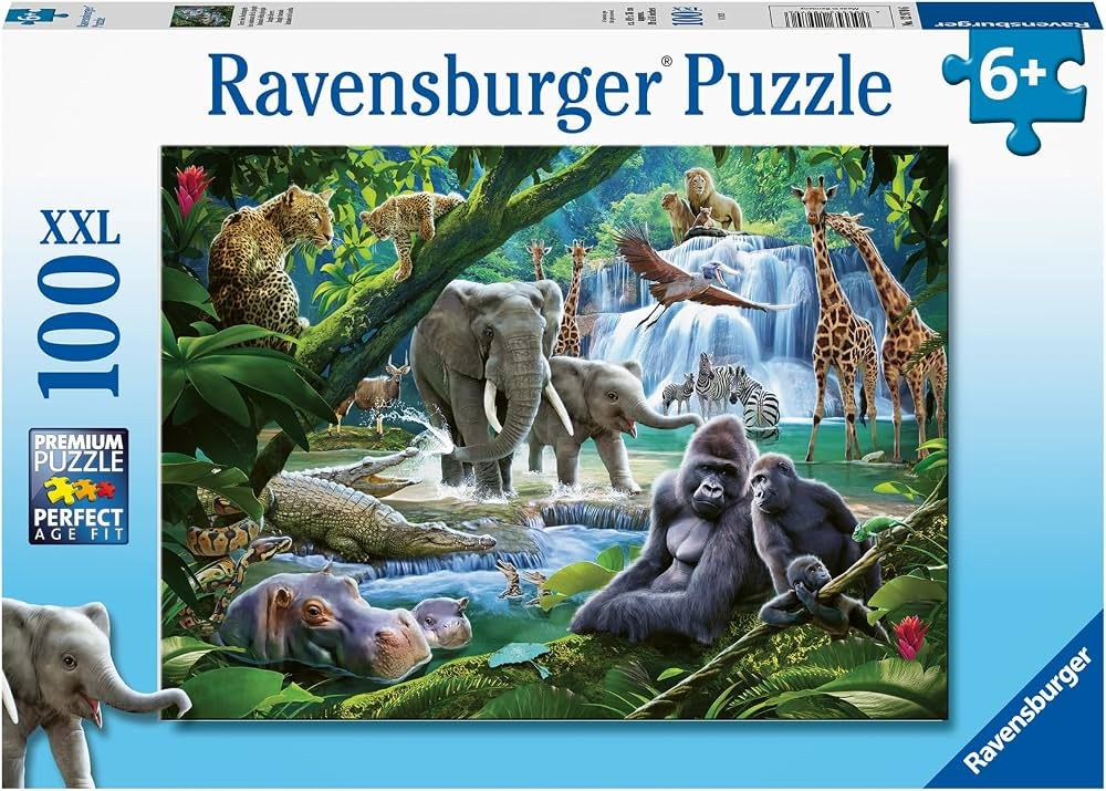 Ravensburger Wild Animals 100-Piece Children's Jigsaw Puzzle