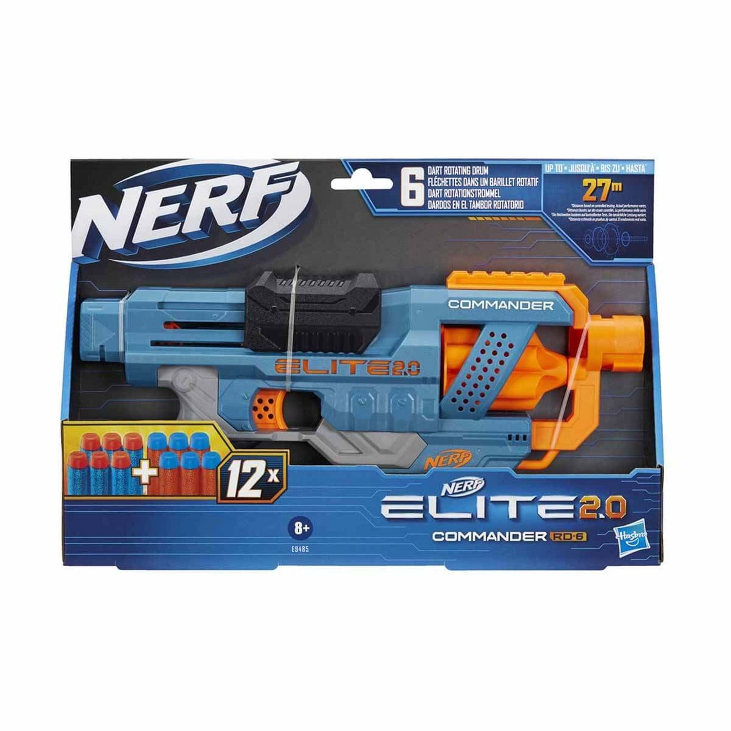 Nerf Elite 2.0 Commander RD-6 Sünger Atan Oyuncak Tabanca