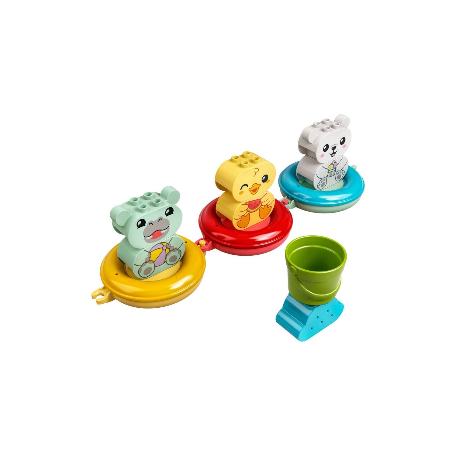 LEGO DUPLO Весёлое купание: плавающий поезд с животными LED10965