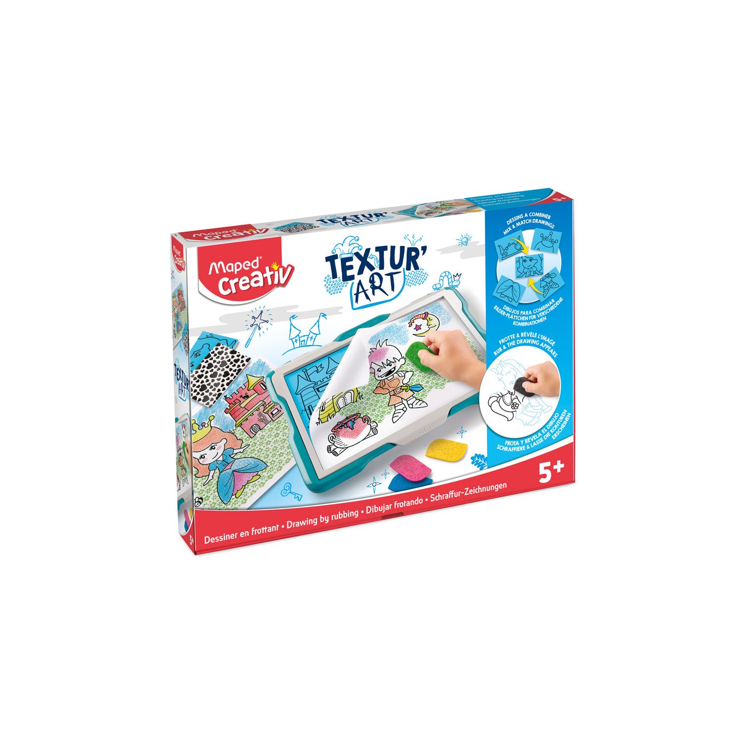 Набор для раскрашивания Maped Creativ Textur Art 907038