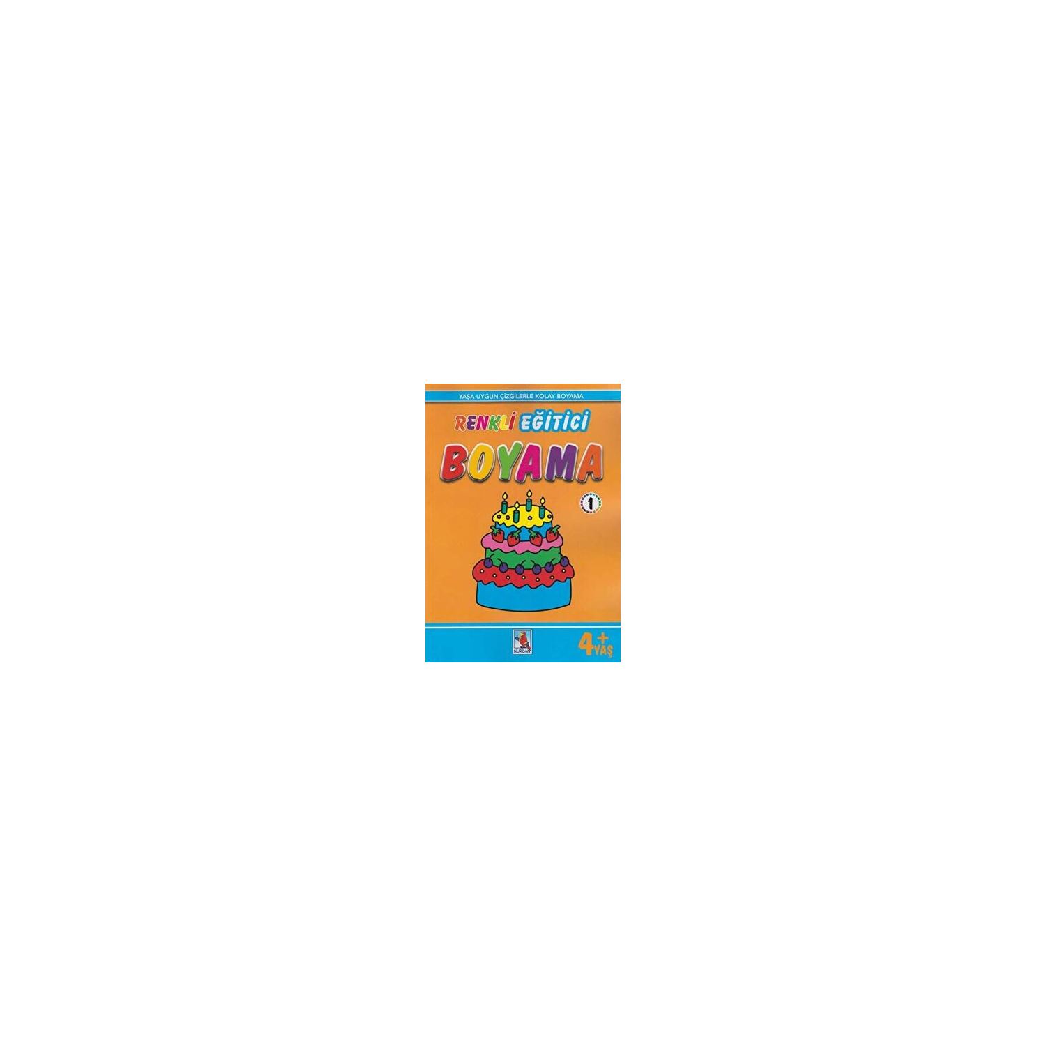 Nurdan Colourful Educational Colouring Book 1, Ages 4+