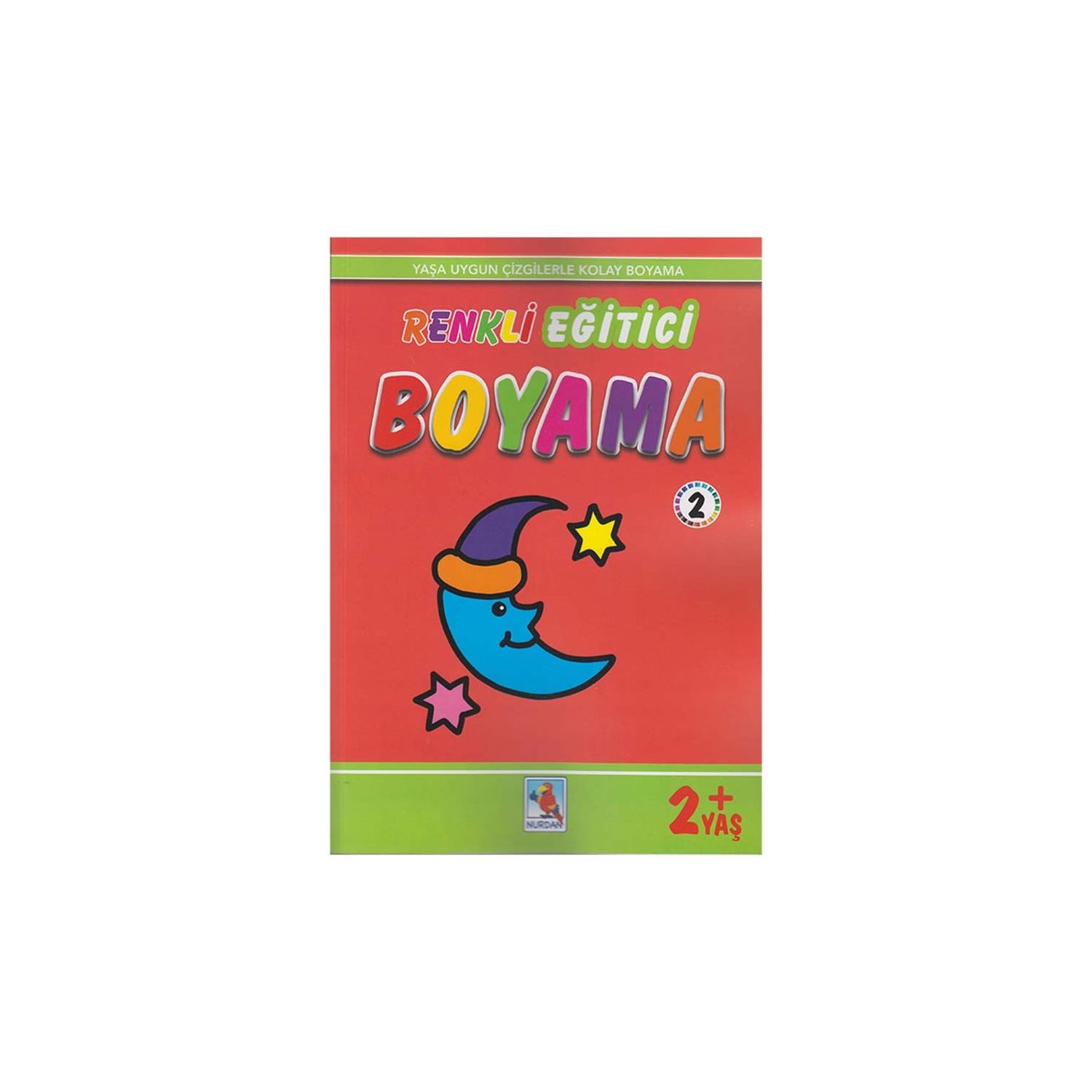 Nurdan 9789755276953 Colourful Educational Colouring Book, Age 2+