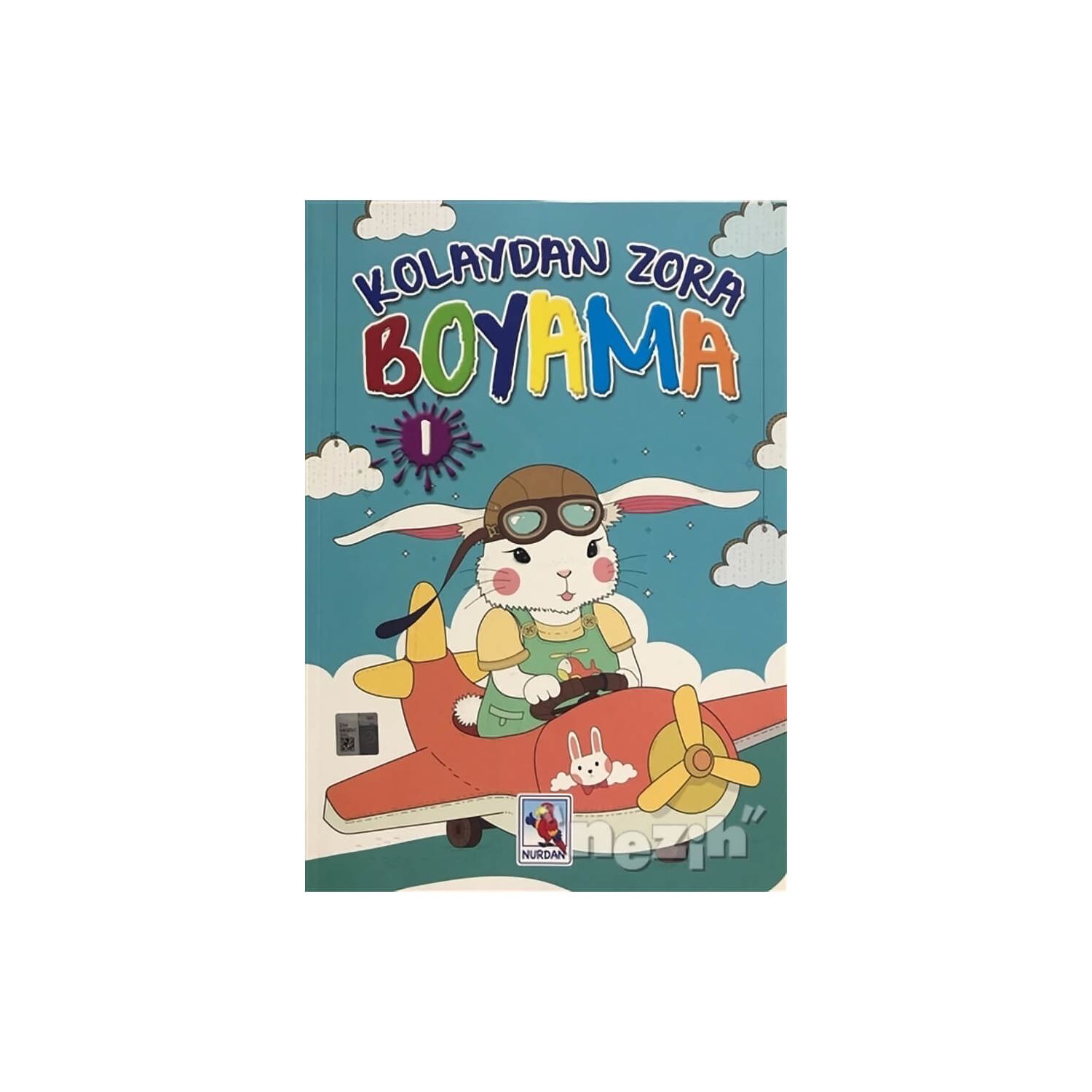 Nurdan Kolaydan Zora Boyama 1 Colouring Book