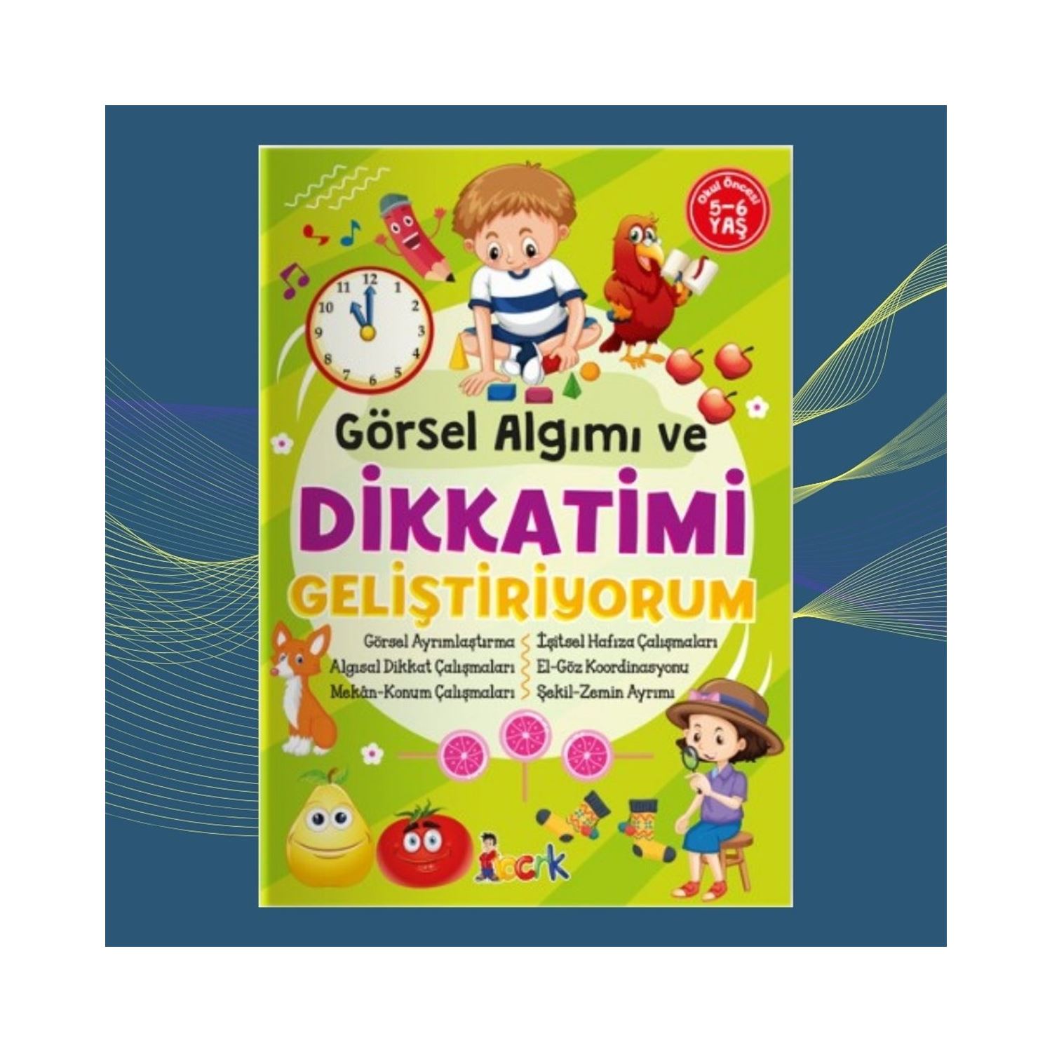 Martı Yayınları Görsel Algımı ve Dikkatimi Geliştiryorum 5-6 Yaş Çocuk Etkinlik Kitabı