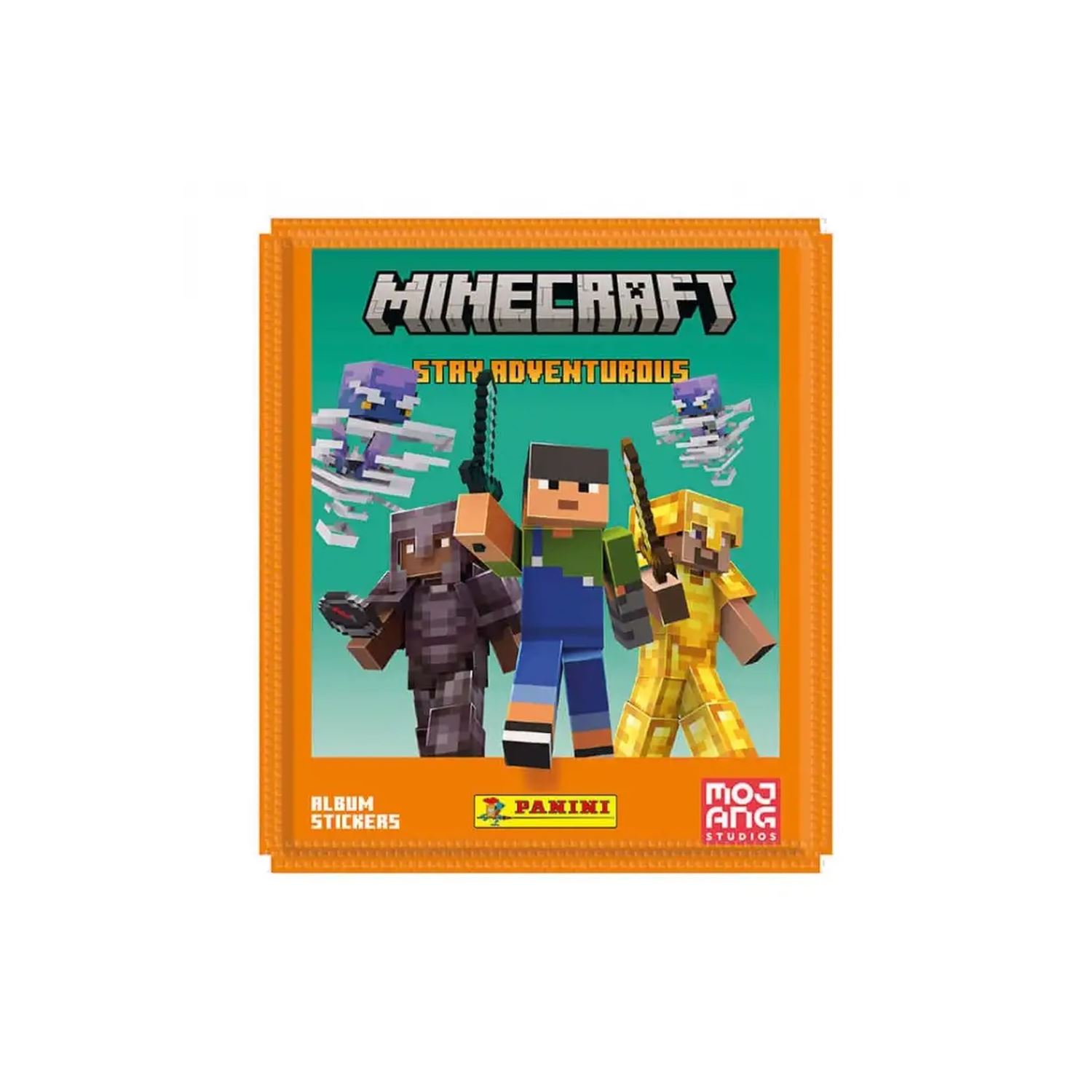 Panini Minecraft Stay Adventures — набор наклеек, 5 шт.