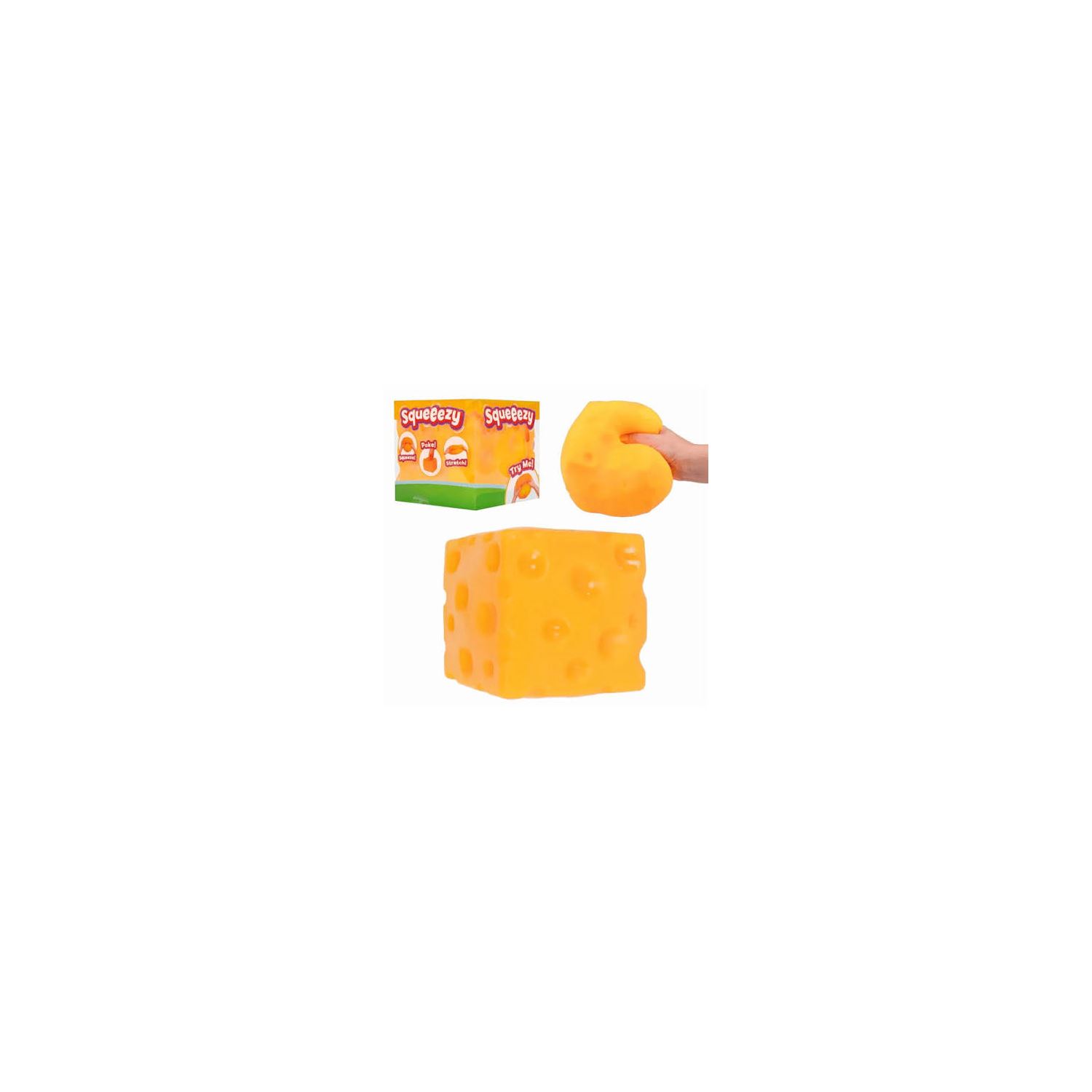 Ty Toys Cheese Squishy 156-80133 Çocuklar İçin Peynir Şeklinde Sıkılabilir Oyuncak