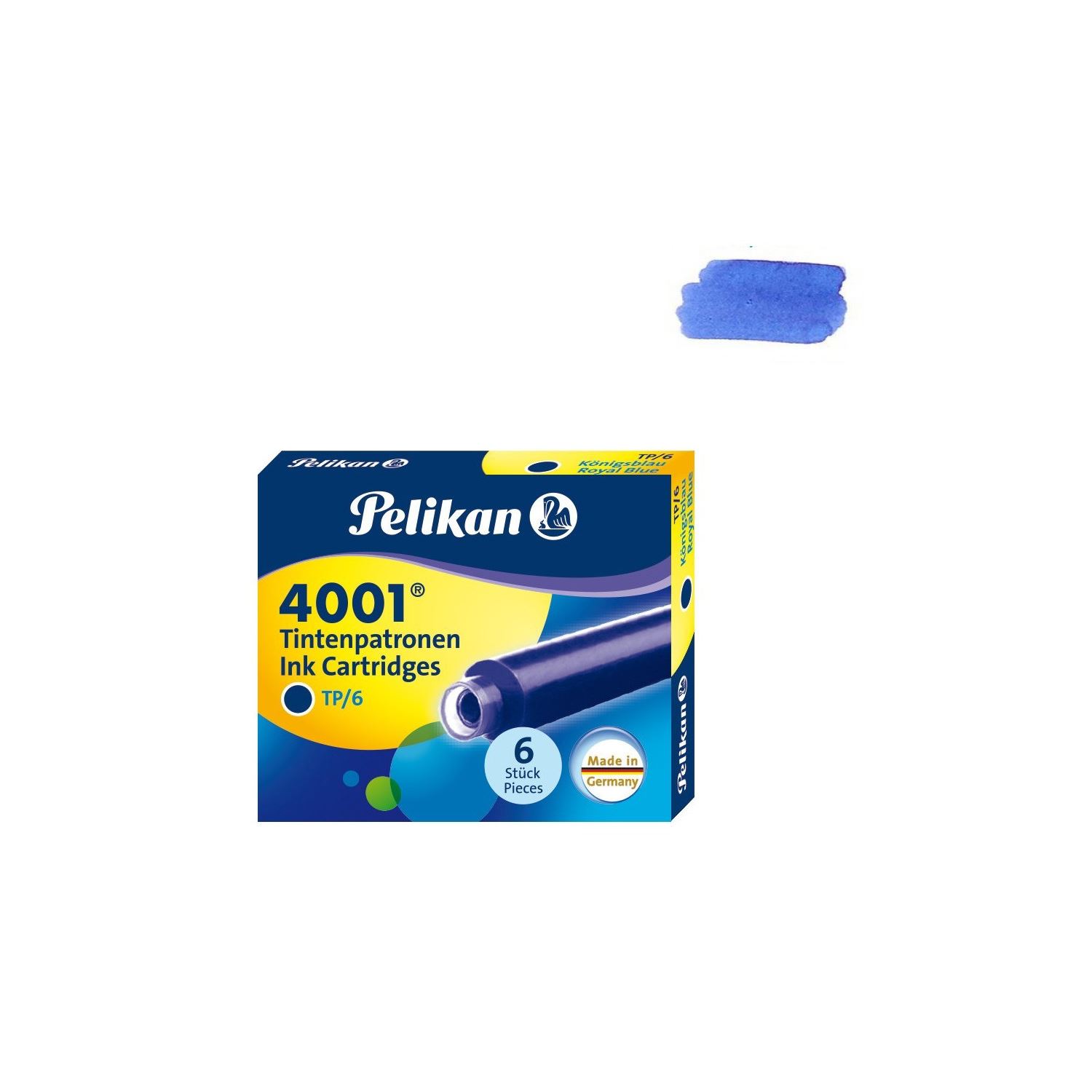 Pelikan 4001 Small Blue Fountain Pen Ink Cartridges