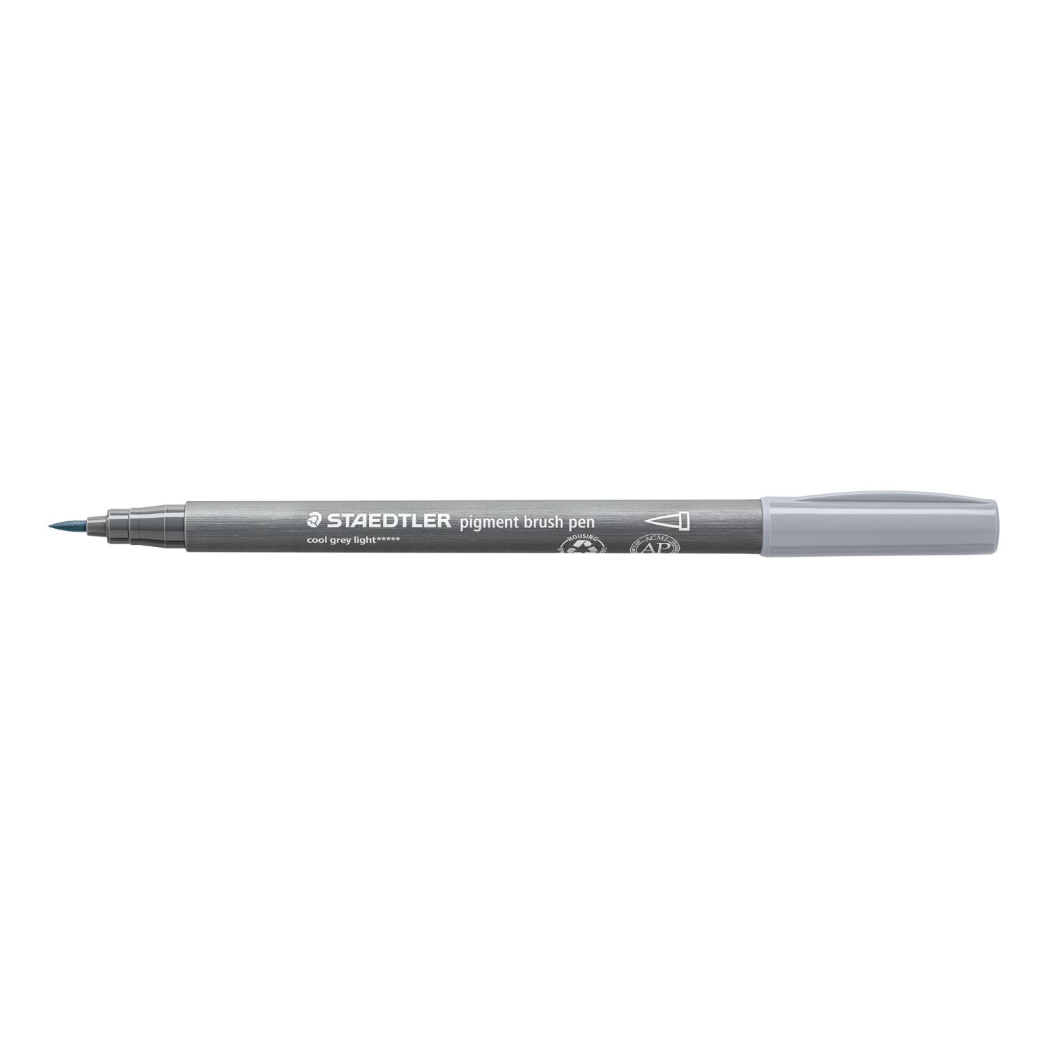 Staedtler 371-870 Cool Grey Light — кисть-ручка для рисования