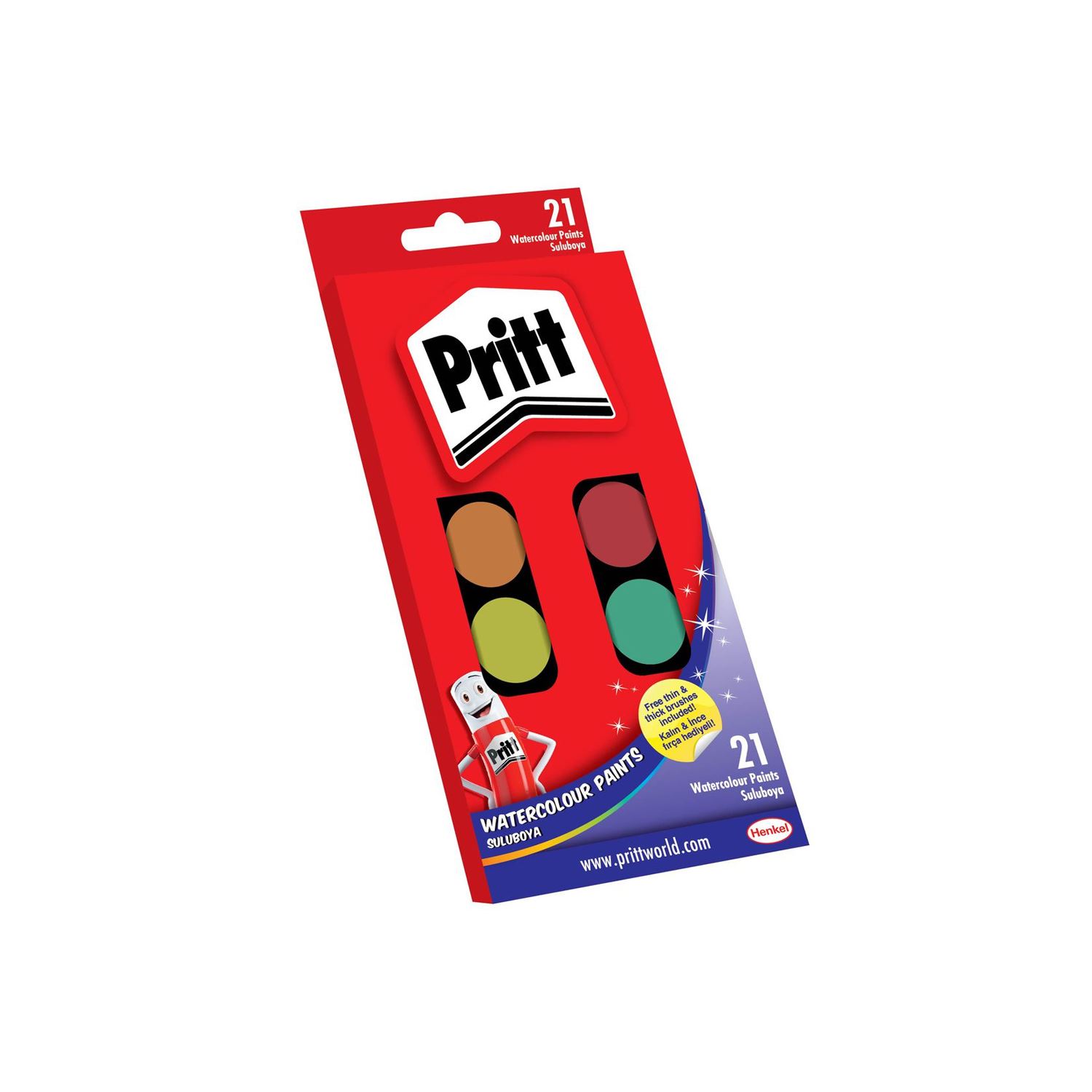 Pritt Sulu Boya Büyük Boy 21 Renk