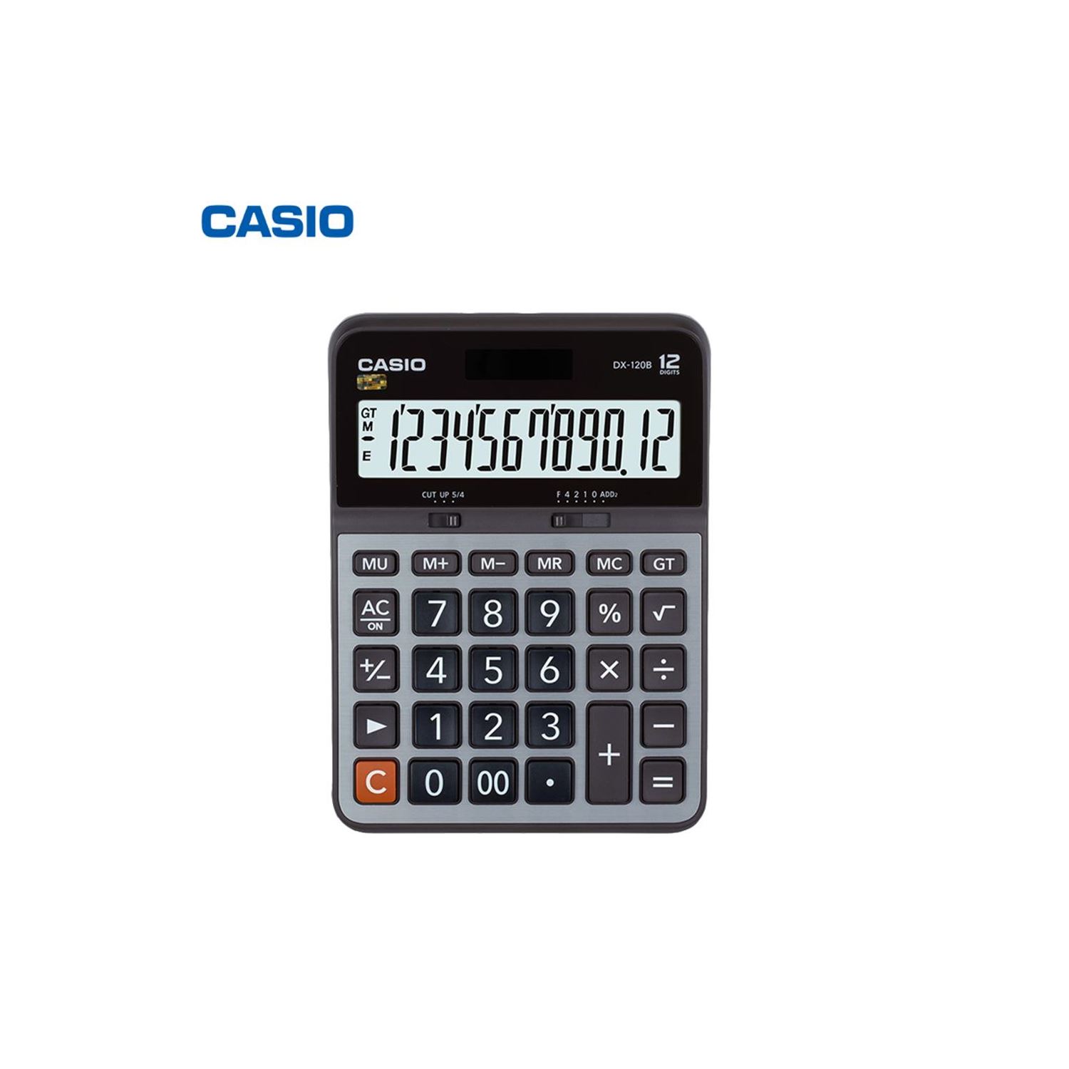 Casio DX-120B-W-DC 12-Digit Desktop Calculator