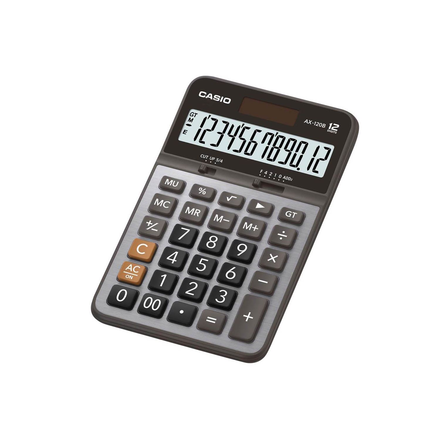 Casio AX-120B-W-DC настольный калькулятор, 12 разрядов