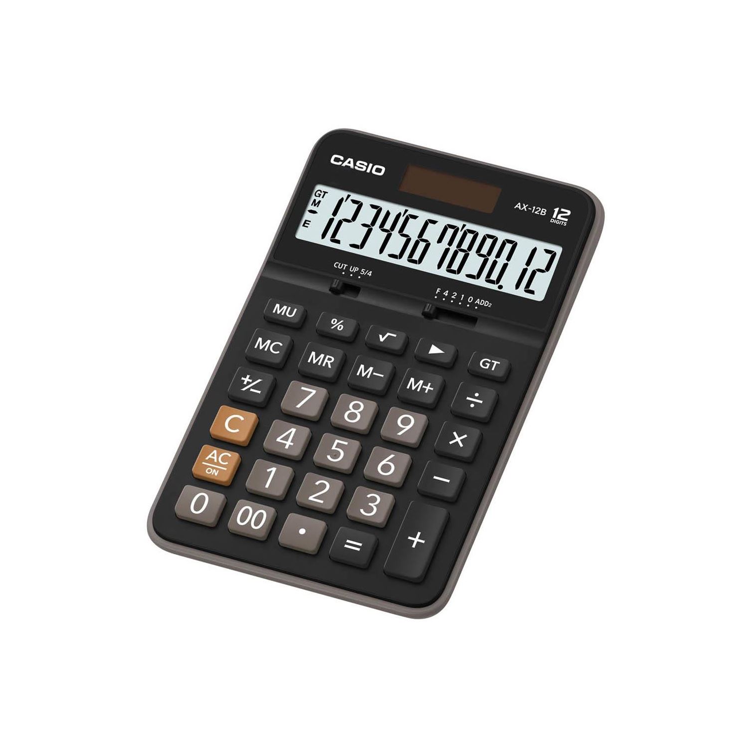 Casio AX-12B-W-DC Desktop Calculator, 12 Digits