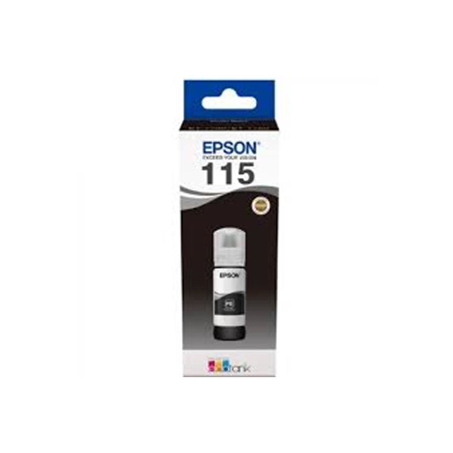 Epson 115 Pigment Siyah Şişe Mürekkep – 70 ml (T07C14A)