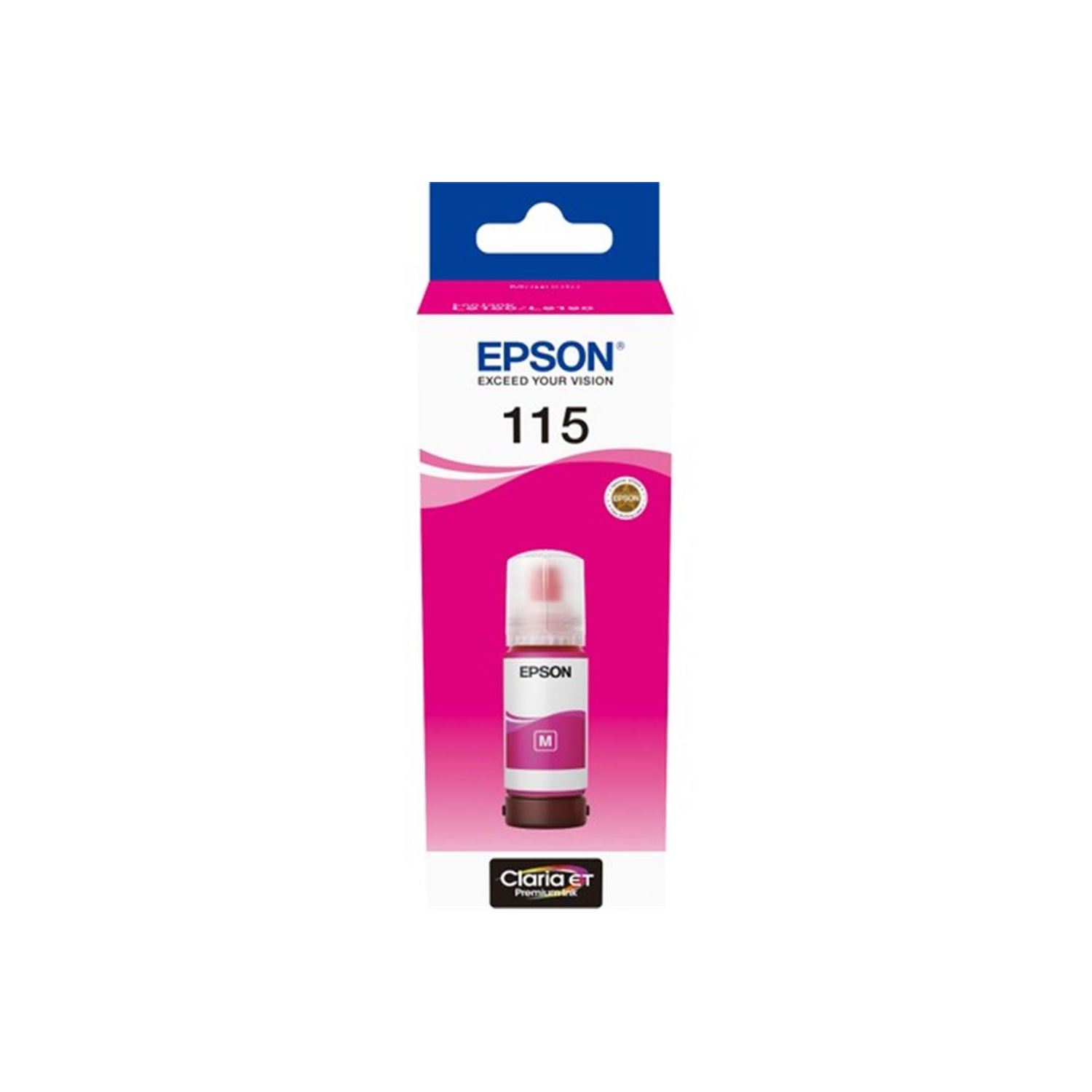 Epson 115 Magenta (Eflatun) Şişe Mürekkep – 70 ml (T07D34A)